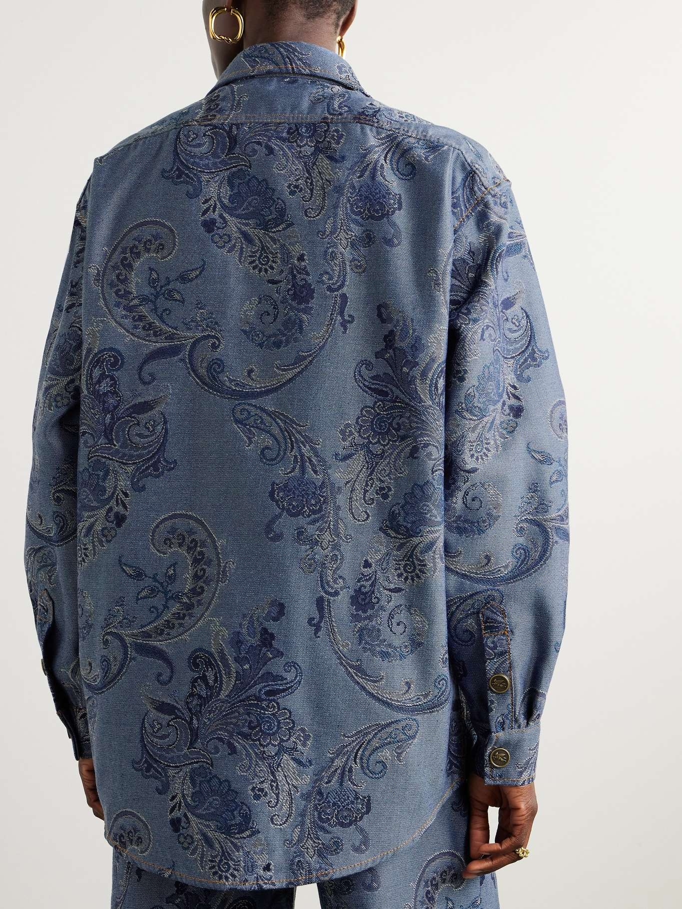 Embroidered denim shirt - 4