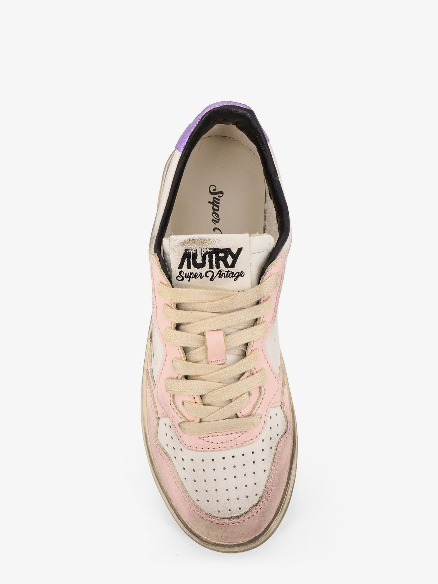 SNEAKERS LOW-TOP SUPER VINTAGE IN PELLE - 5