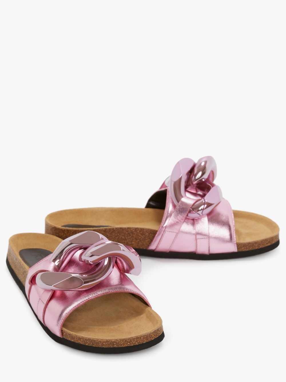 WOMEN'S CHAIN LOAFER SLIDES - 2