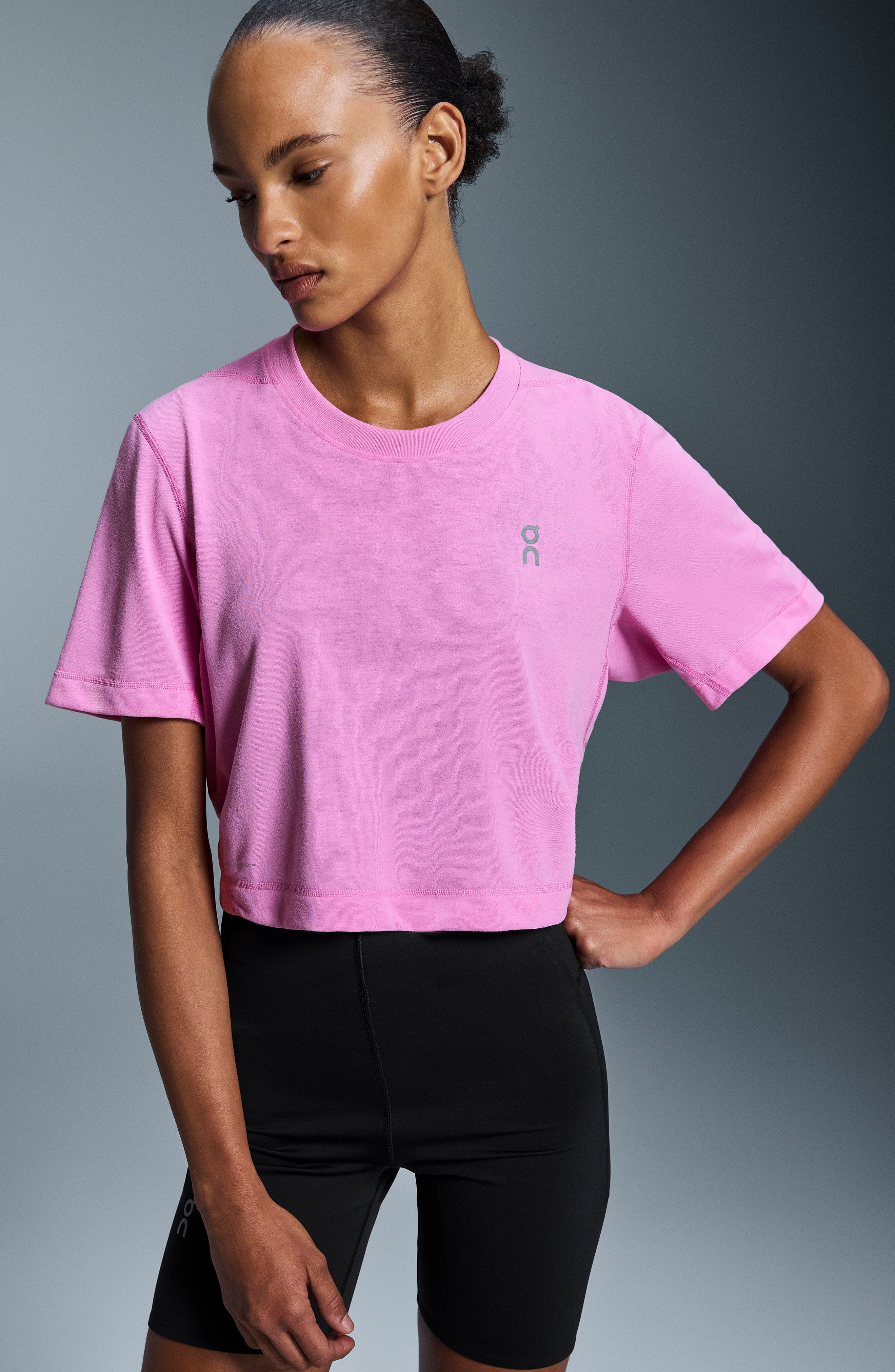 On Train-T Crop Top in Raspberry at Nordstrom - 3