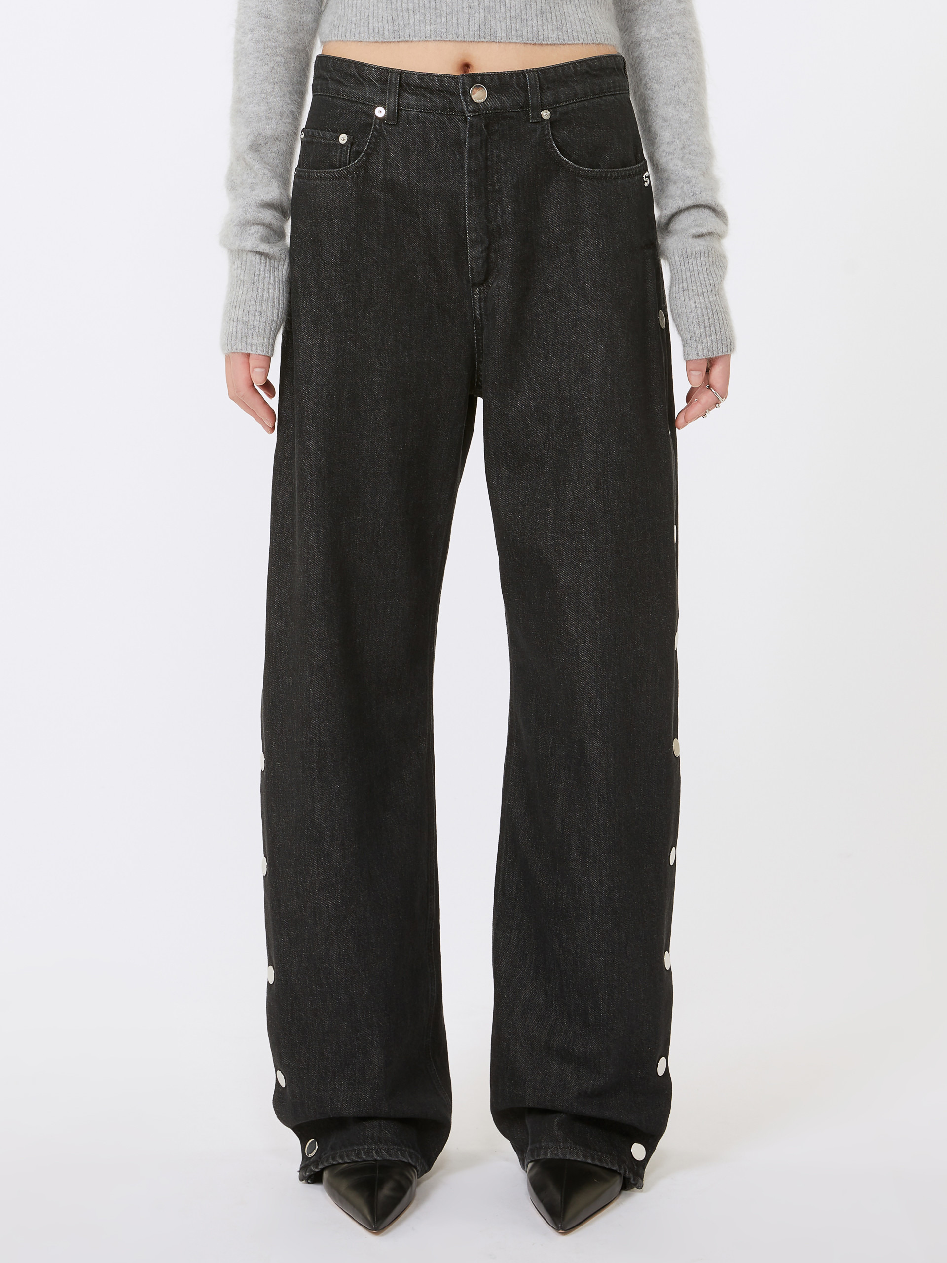 GALANTE Button-up wide-leg jeans - 3