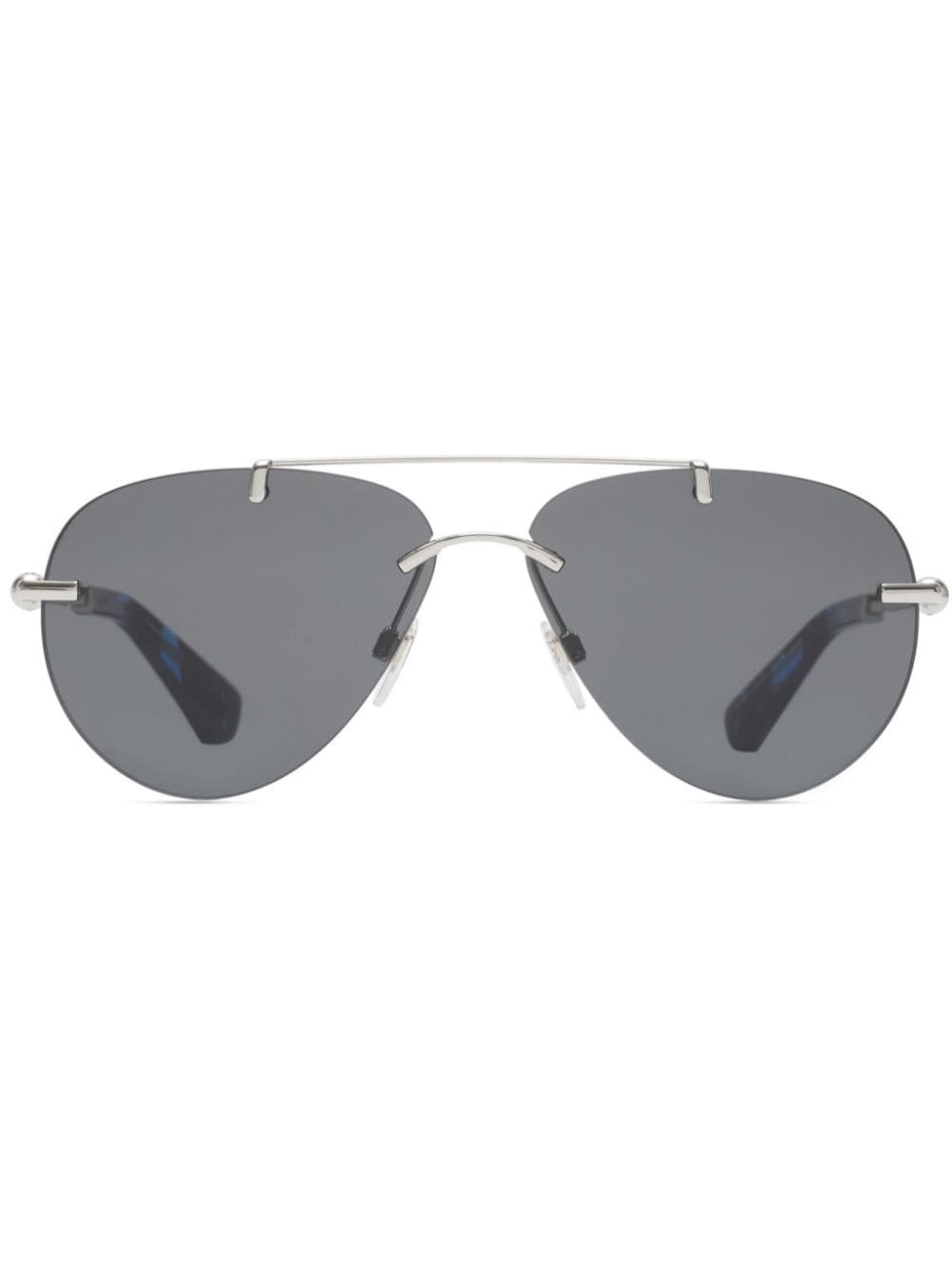 aviator logo-print sunglasses - 1