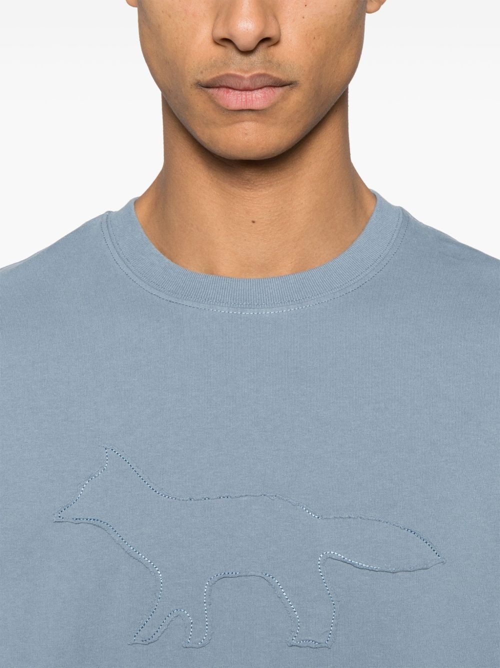 Profile Fox-patch T-shirt - 4