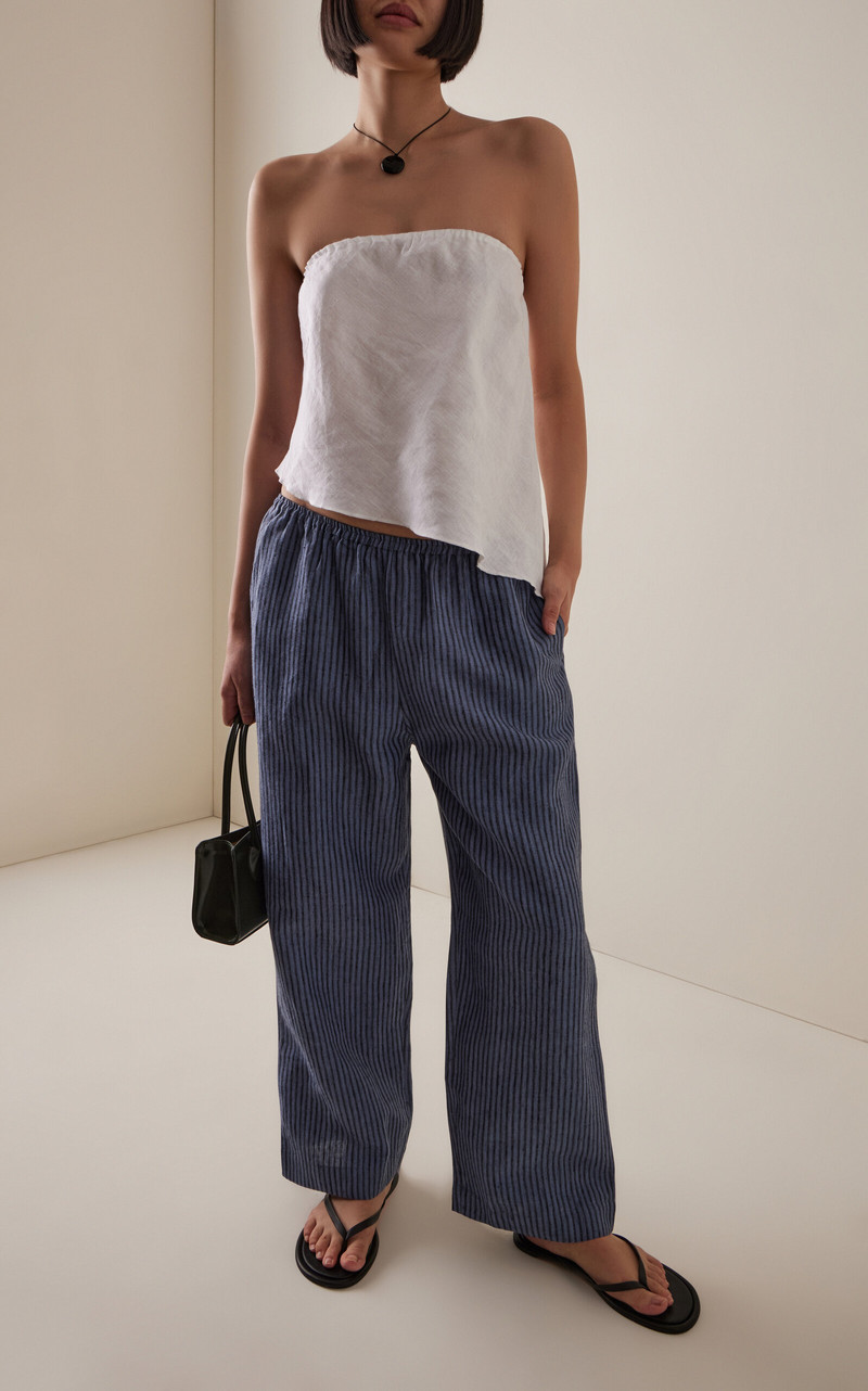 Line Linen Top white 3