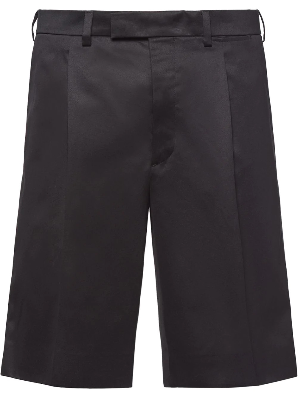 pleated details chino shorts - 1