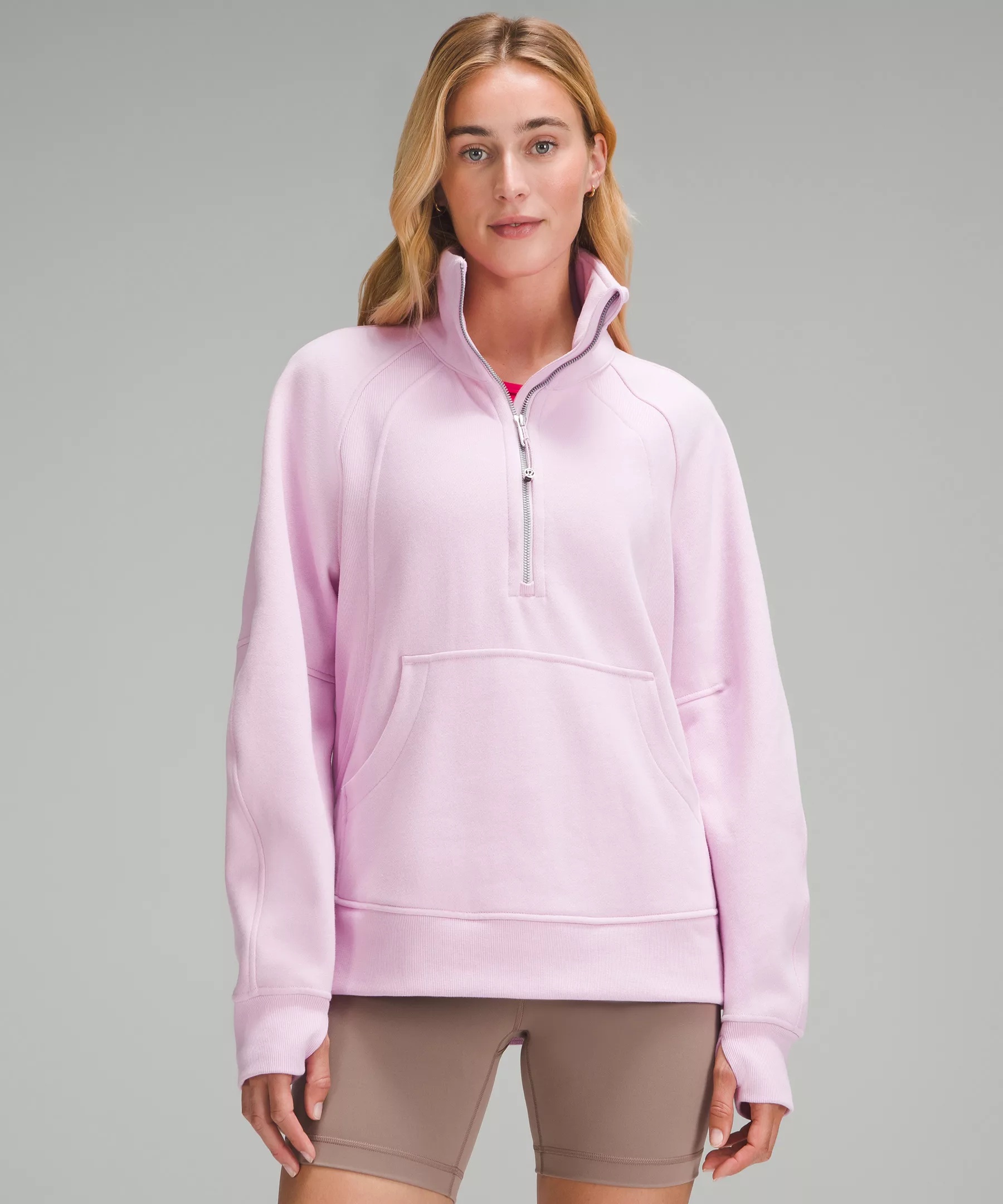 Scuba Oversized Funnel-Neck Half Zip *Long - 1