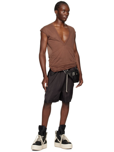 Rick Owens Gray Porterville Lido Boxers Shorts outlook