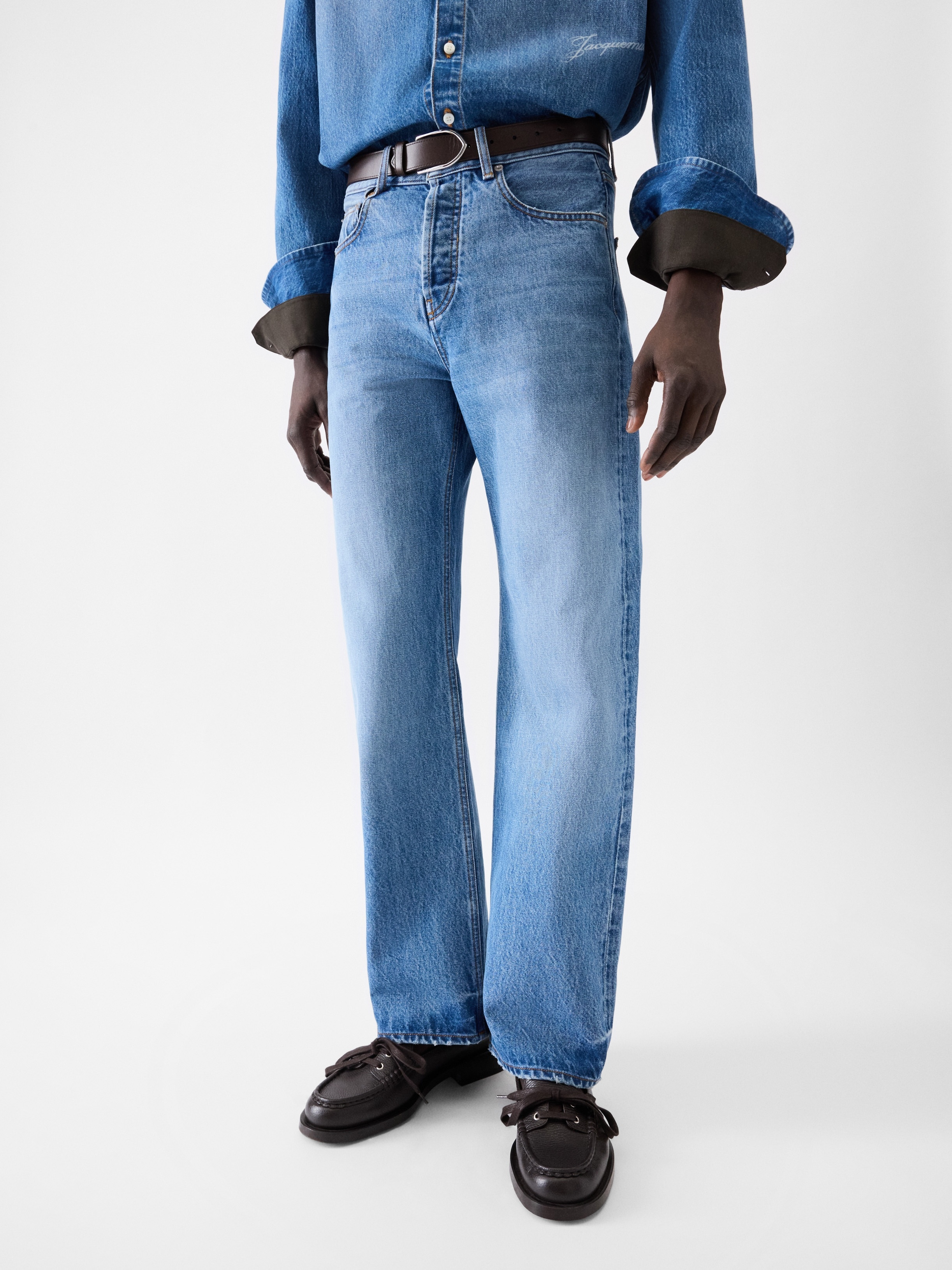 The straight de-Nîmes denim pants - 3