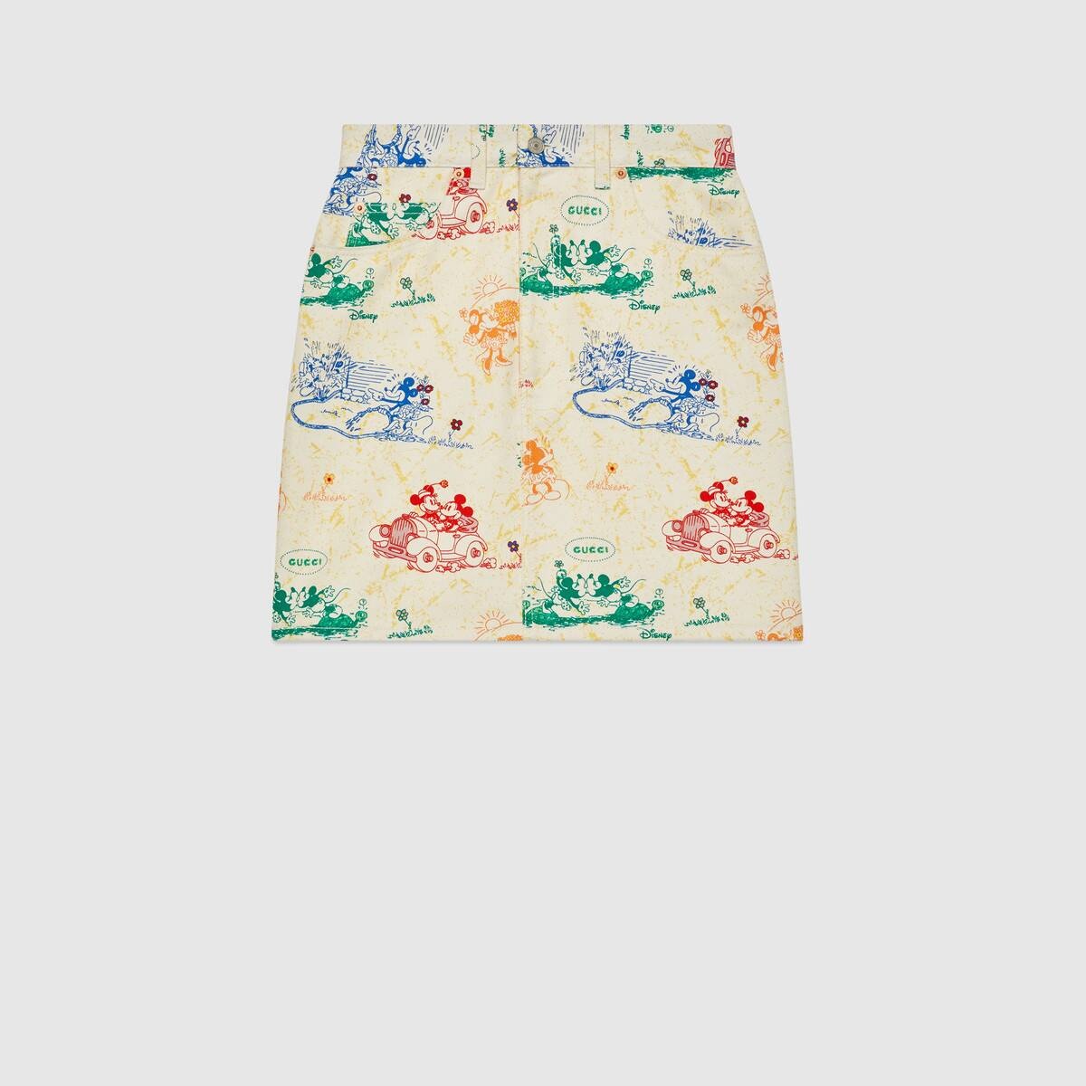 Disney x Gucci cotton drill skirt - 1