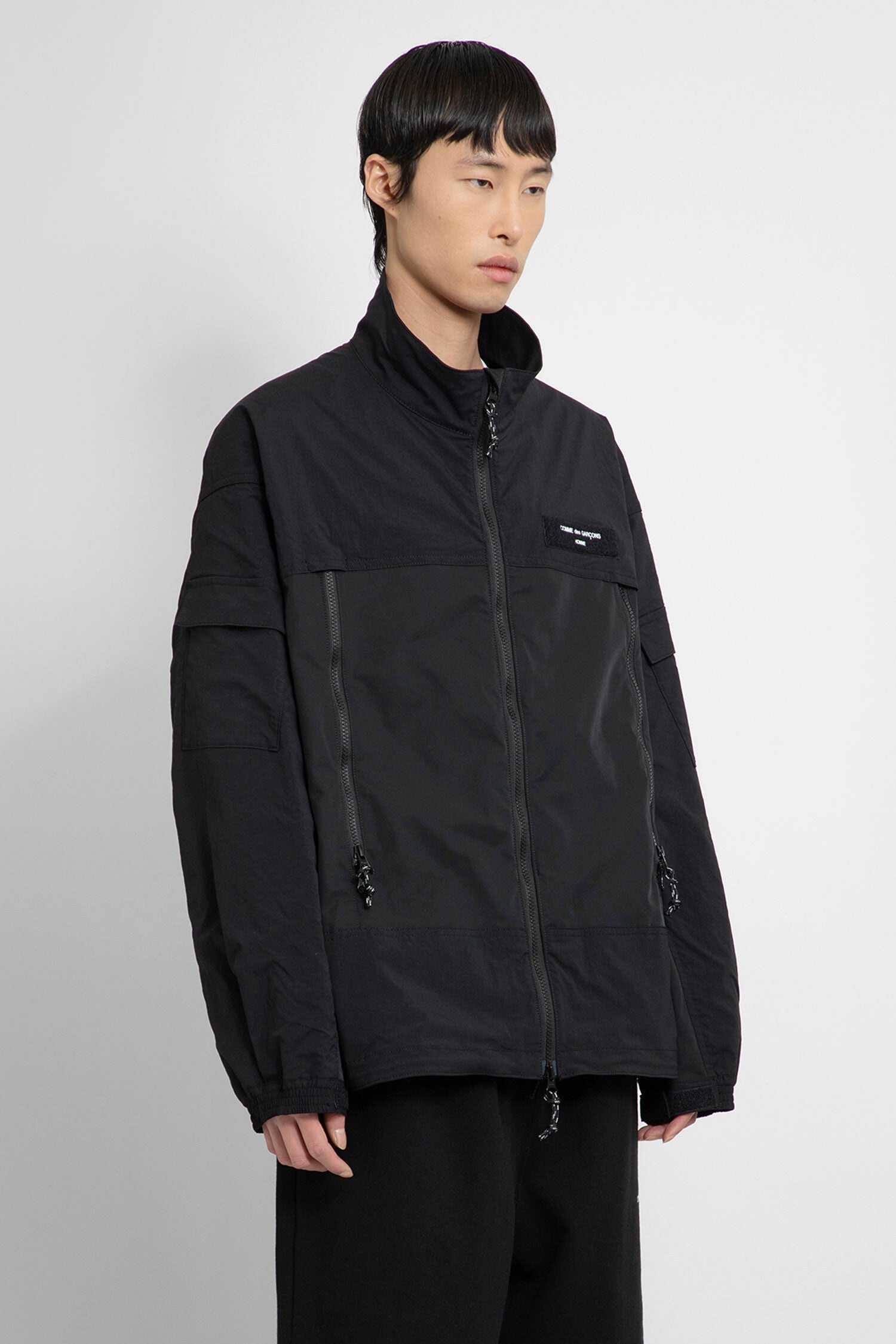 Comme des Garçons Homme Polyester Jacket Comme des Garçons Homme Polyester-Oxford-Zipped-Jacket