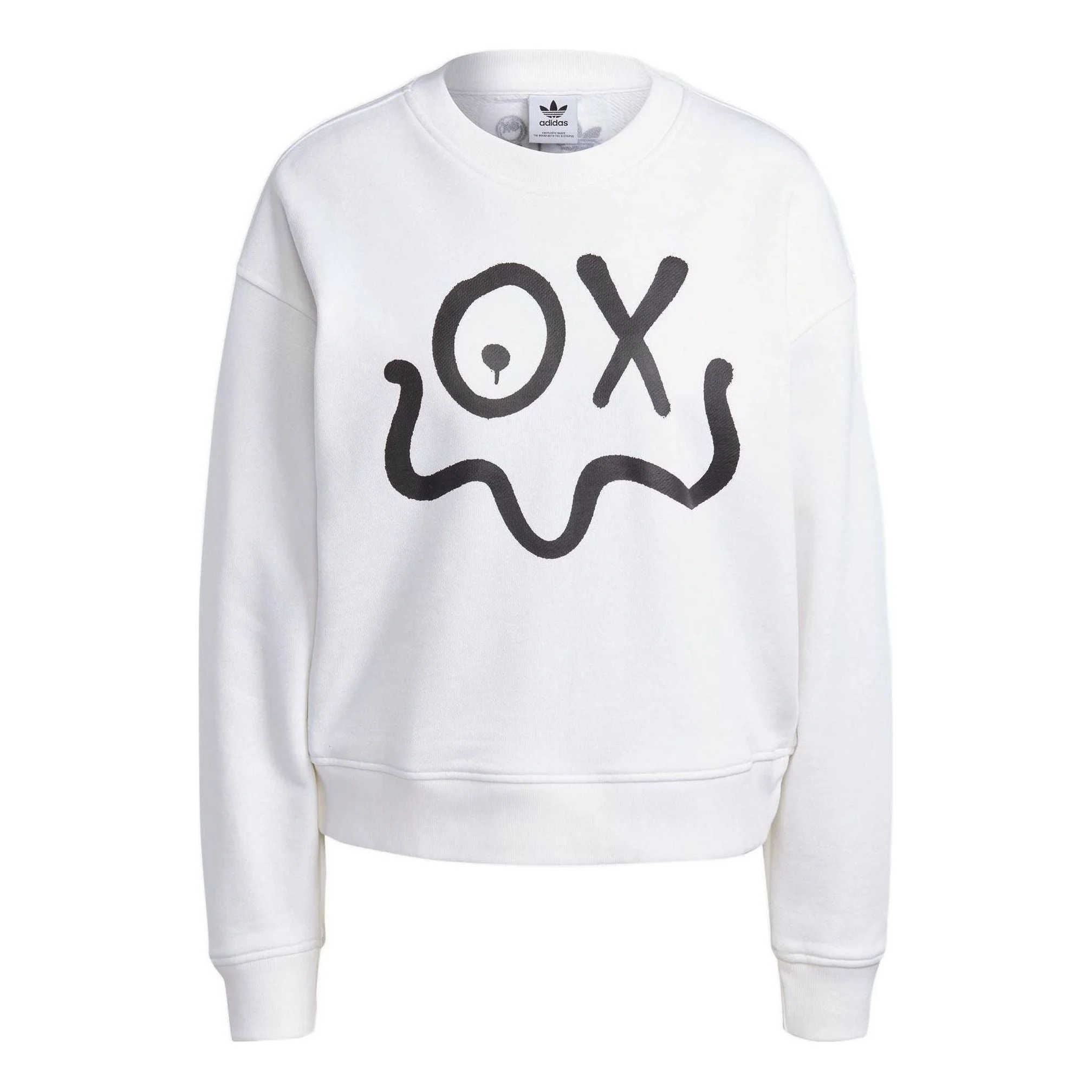 (WMNS) adidas Originals x Andr Saraiva Sweatshirt 'White' HY4268 - 1