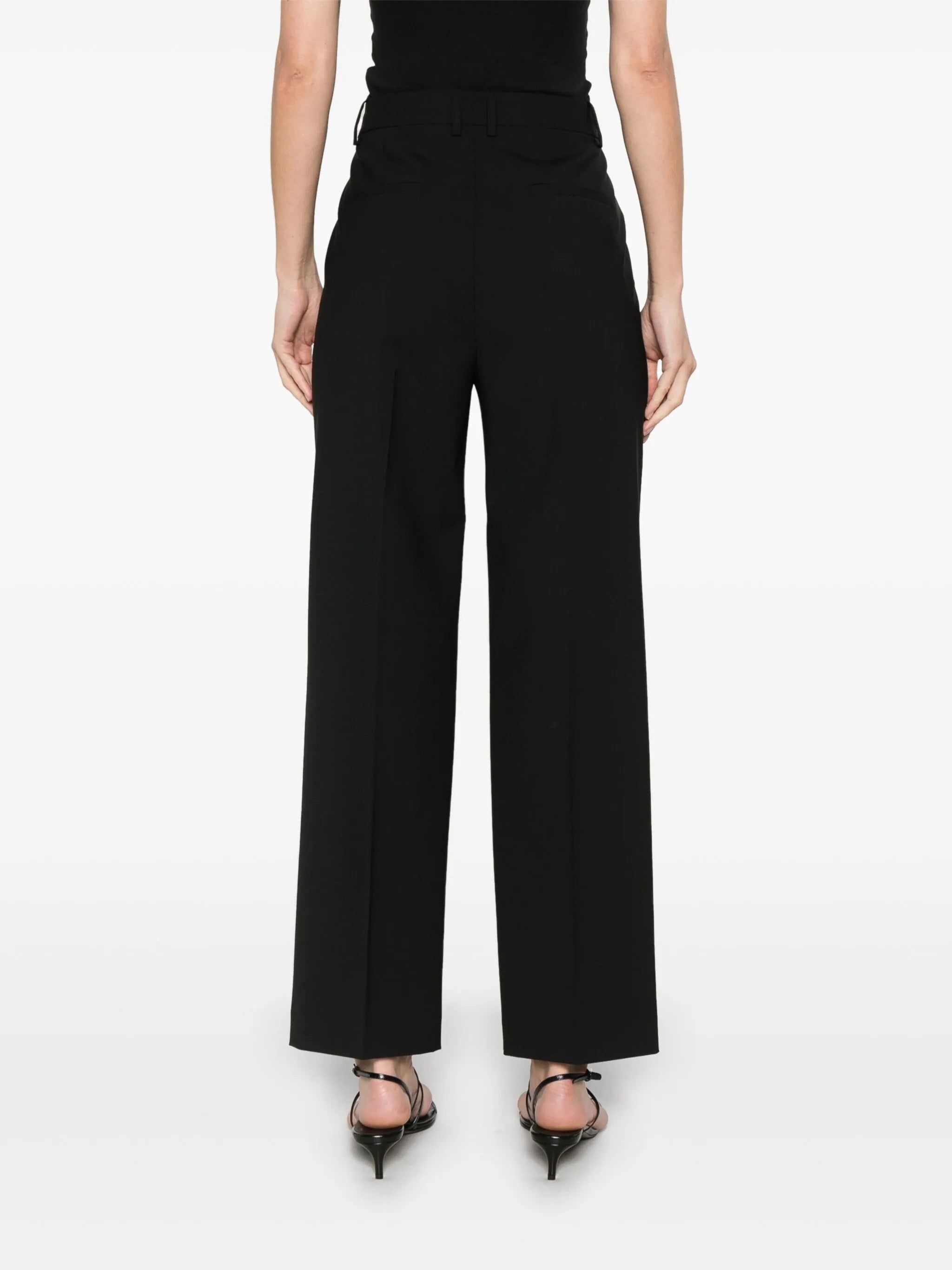 High-waisted Straight-leg Trousers - 4