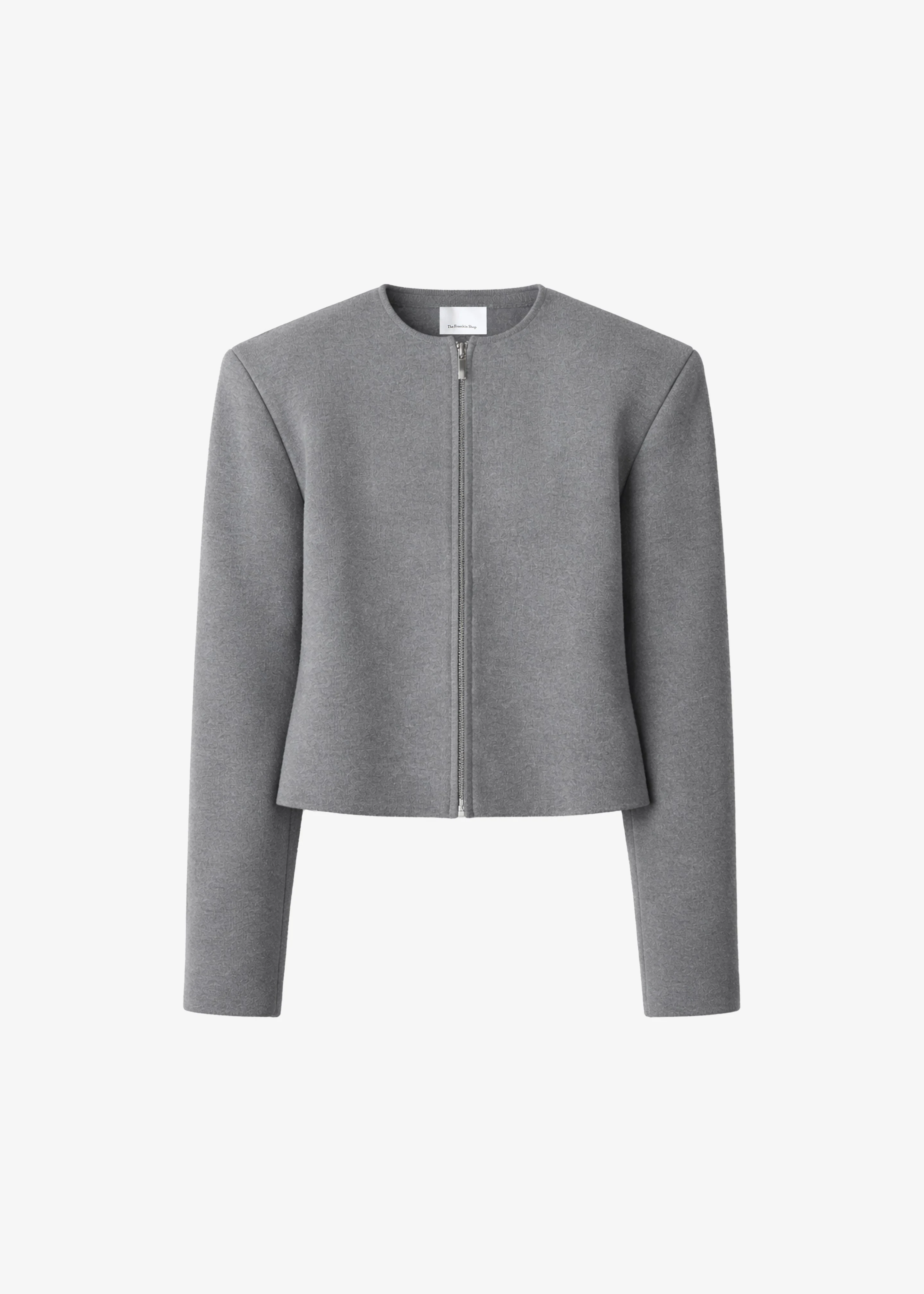 Mael Padded Cardigan - Grey - 1