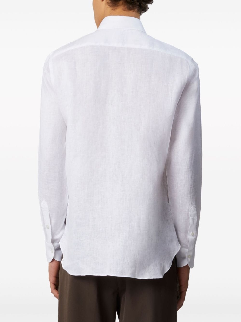 long-sleeve linen shirt - 3