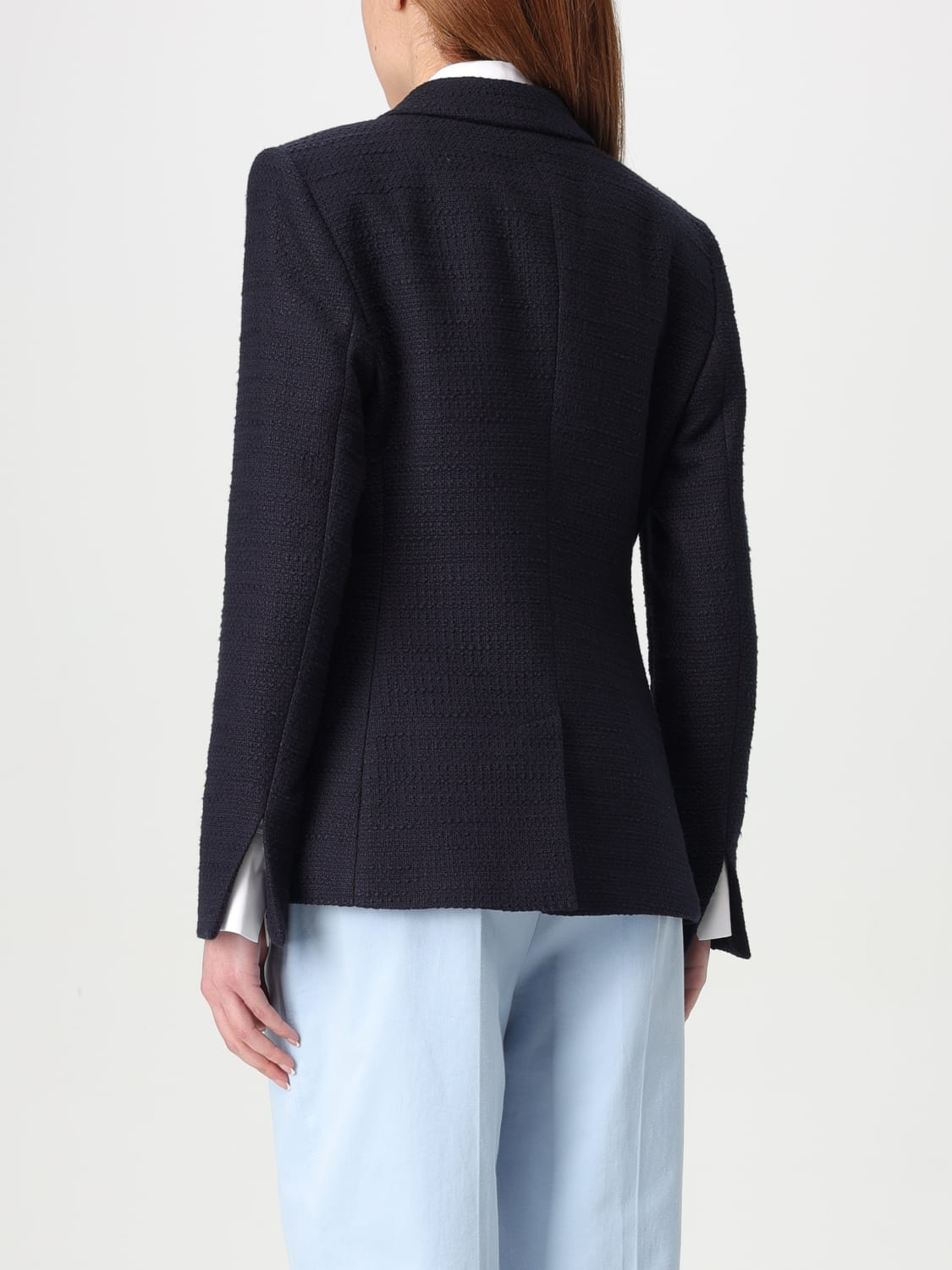 Boss double-breasted viscose blazer - 2
