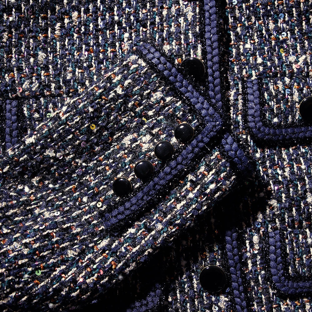 Boucle Jacket With Braid Detail - 6