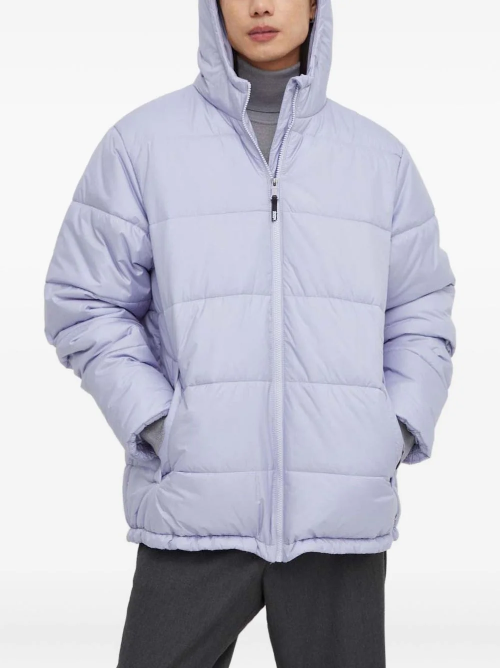 Old Skool hooded quilted jacket - 1