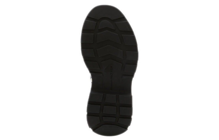 (WMNS) Alexander McQueen Leather Tread Ankle Boots 'Black' 685692WHZ851081 - 6