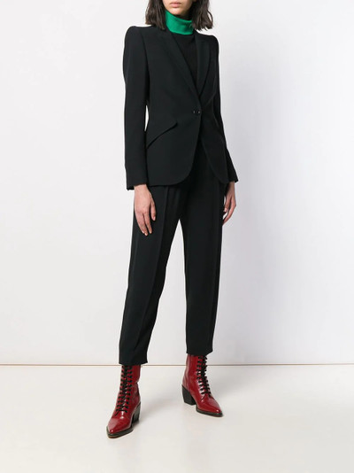 Alexander McQueen cropped sleeve blazer outlook