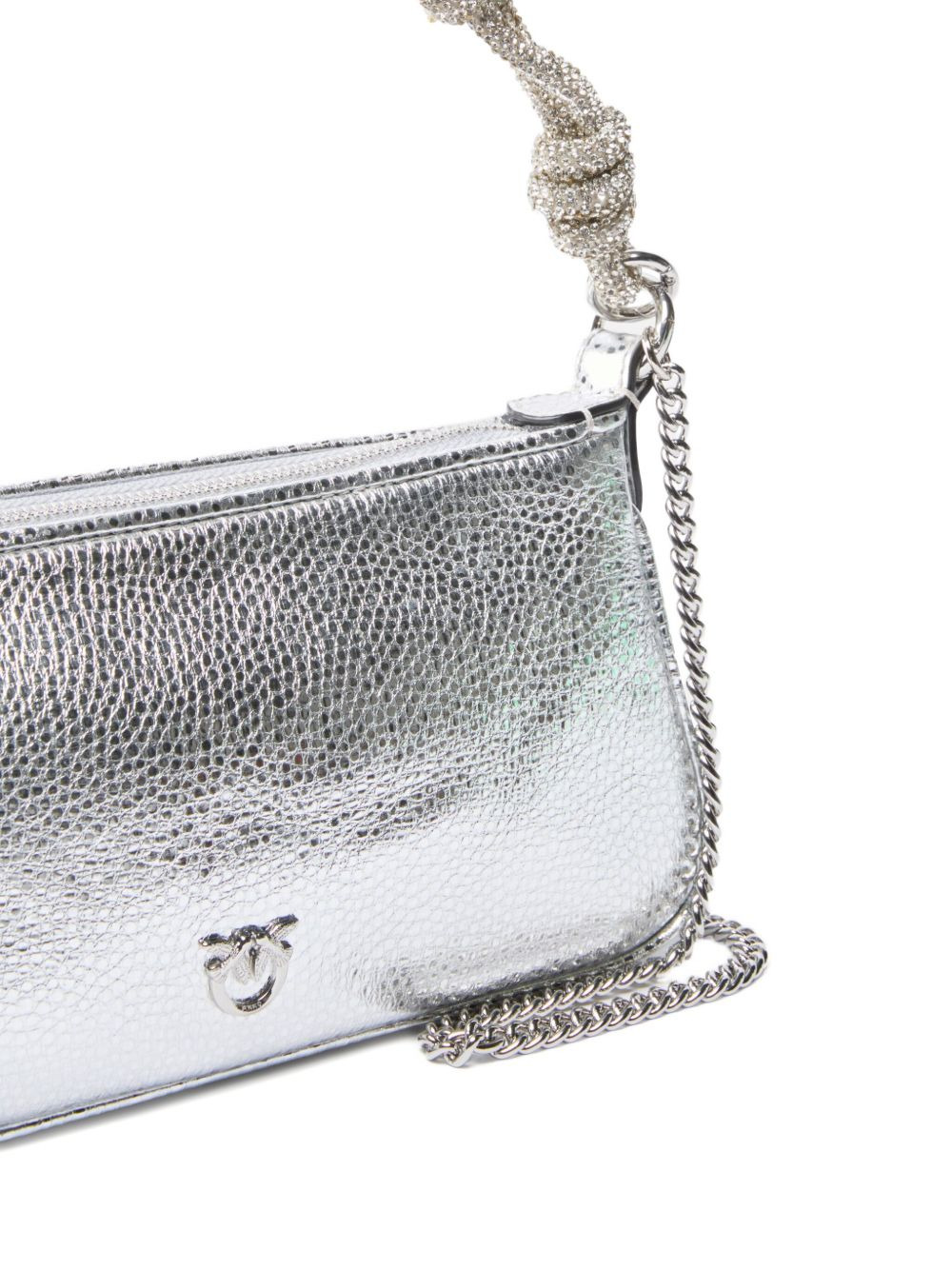 crystal-embellished shoulder bag - 4