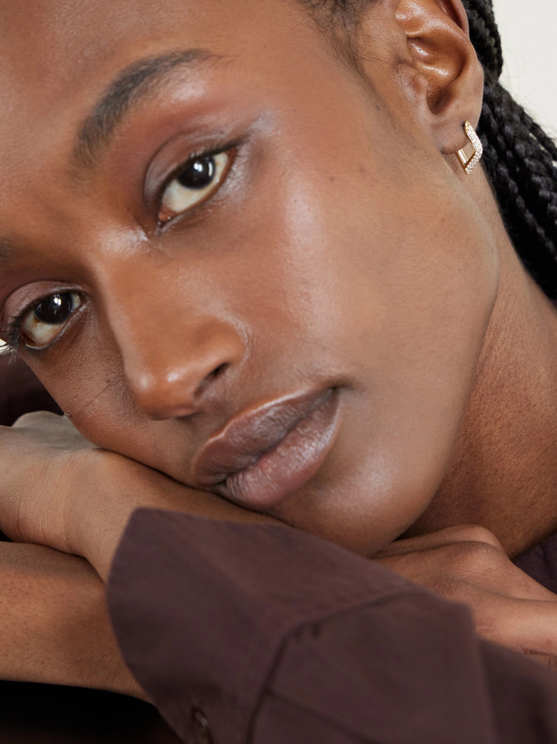 SYDNEY EVAN 14-karat Gold Diamond Earrings outlook