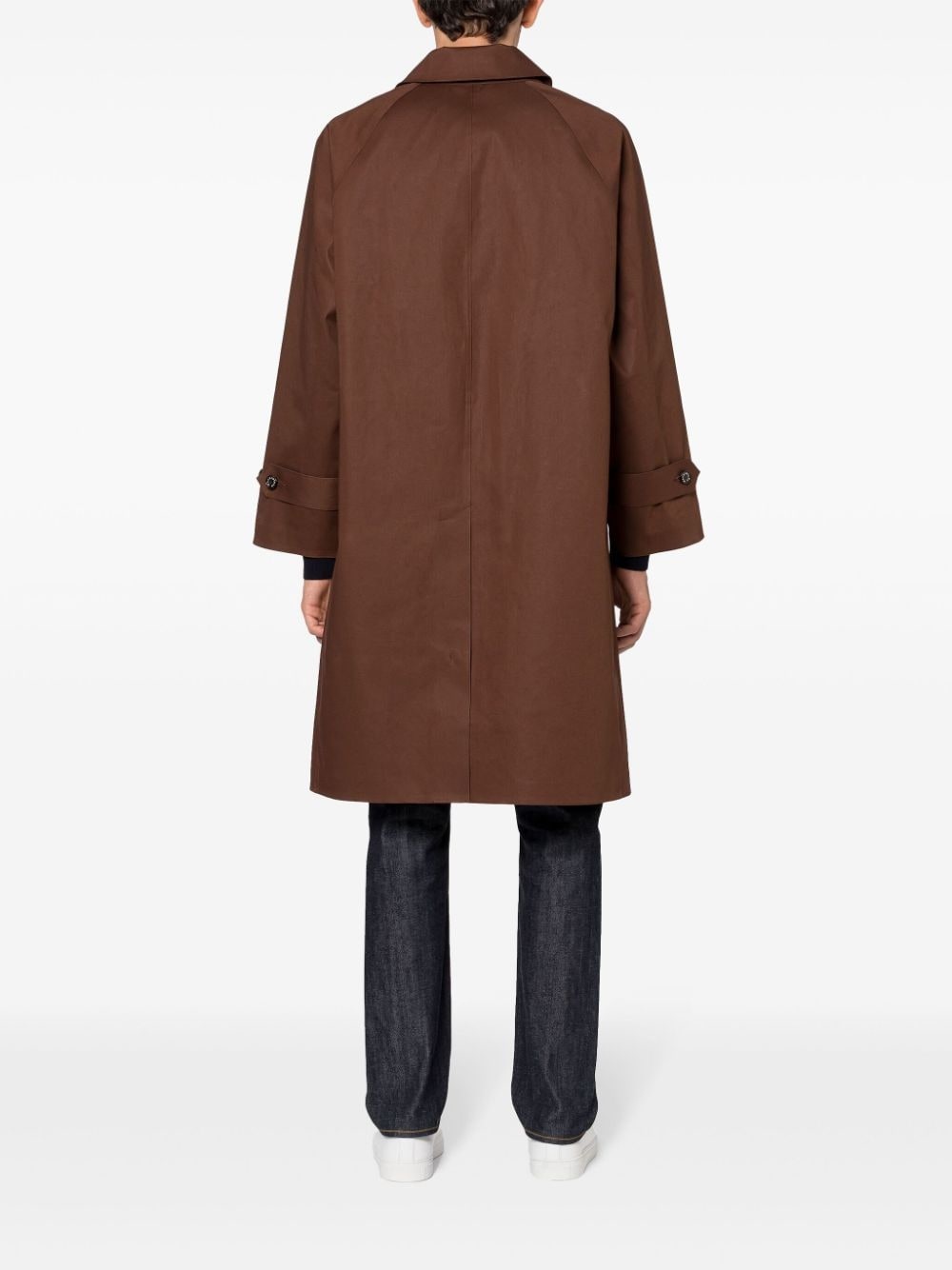 Lauder single-breasted coat - 4