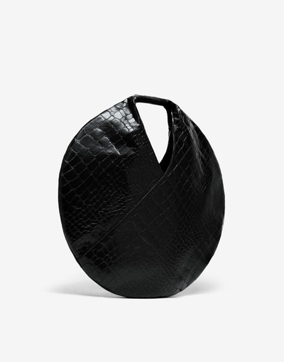 MM6 Maison Margiela Circle Japanese medium croc-effect bag outlook