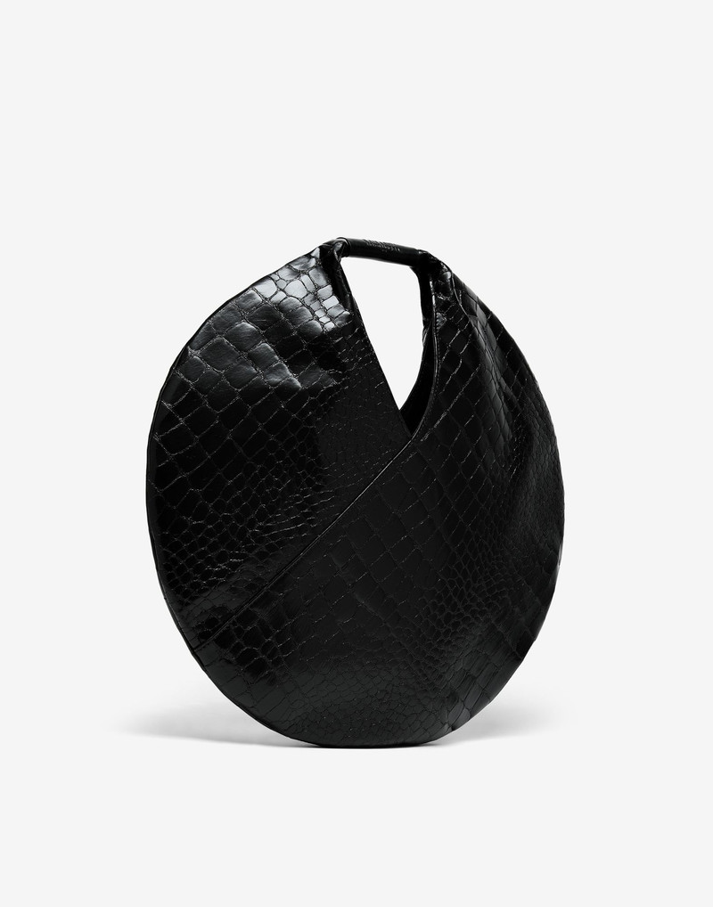 MM6 Maison Margiela Circle Japanese medium croc-effect bag outlook