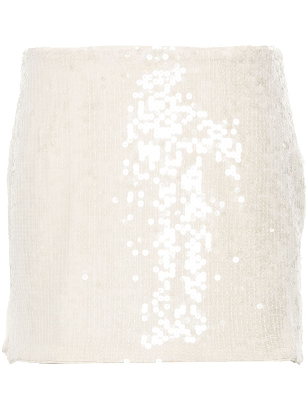 sequinned mini skirt - 1