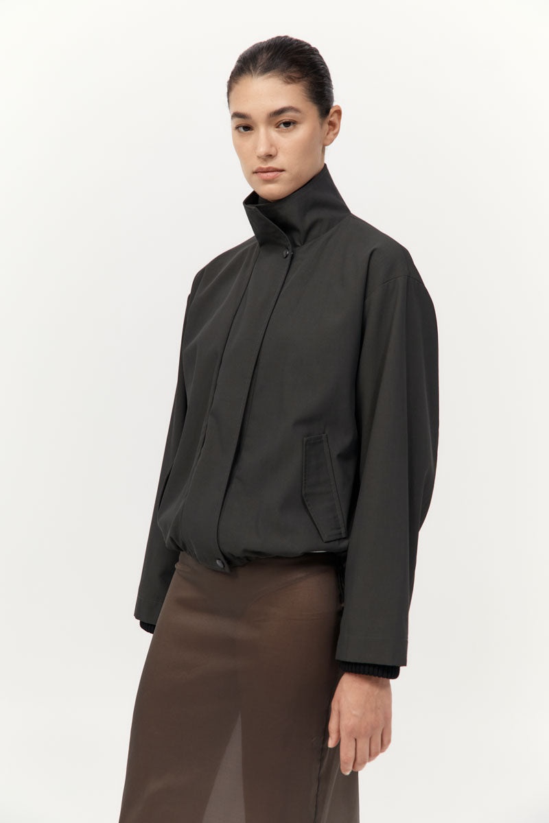 Flight Jacket - Black Olive - 5