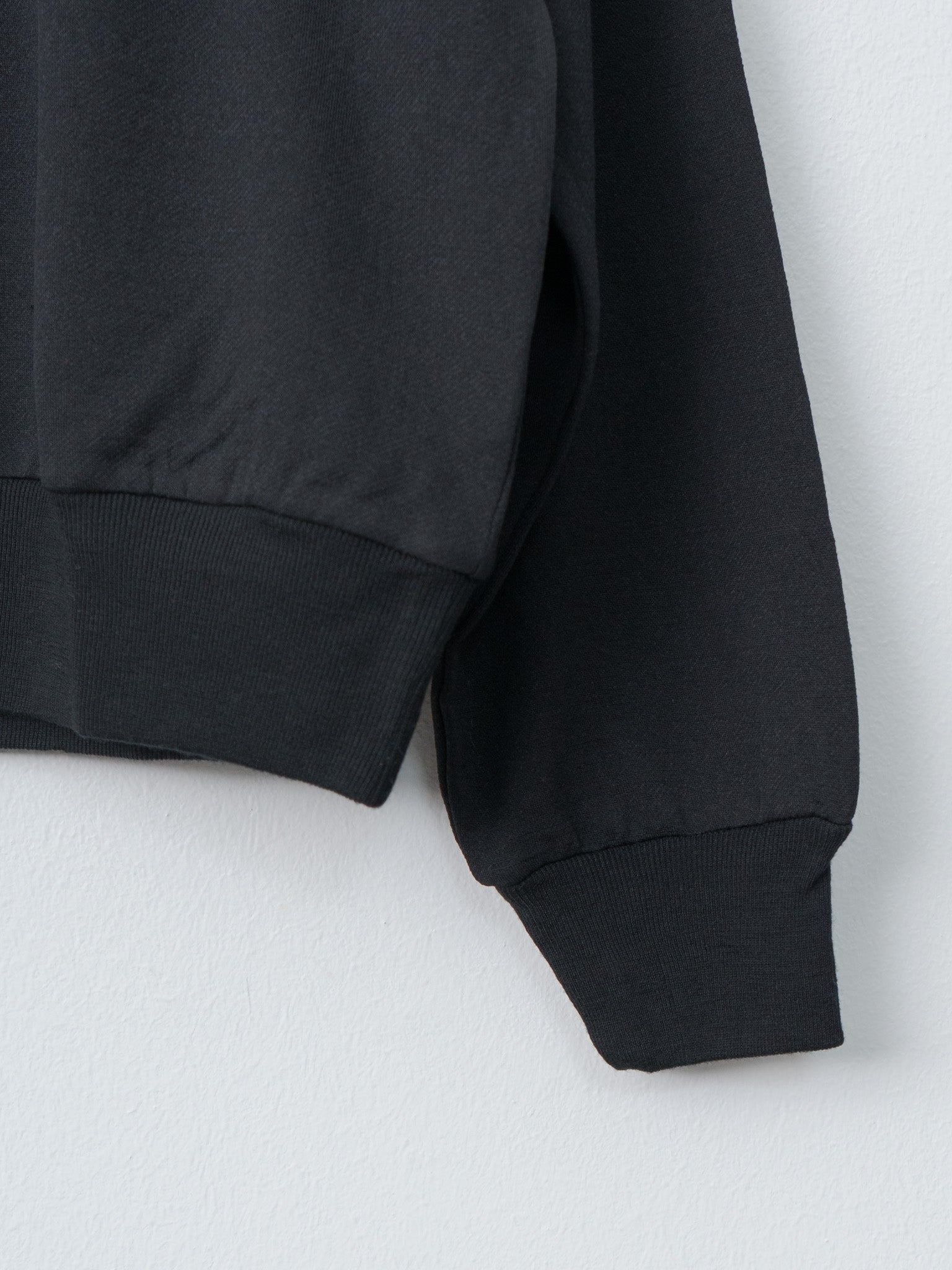 Light Wool Sweat P/O - Black - 5