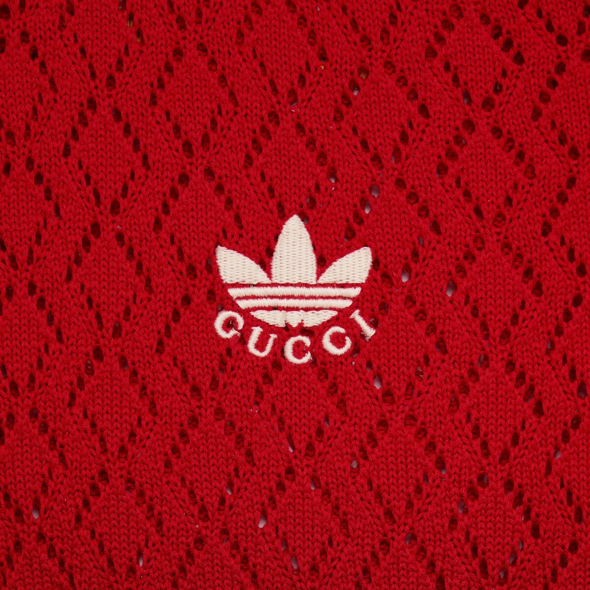 adidas x Gucci cotton polo - 5