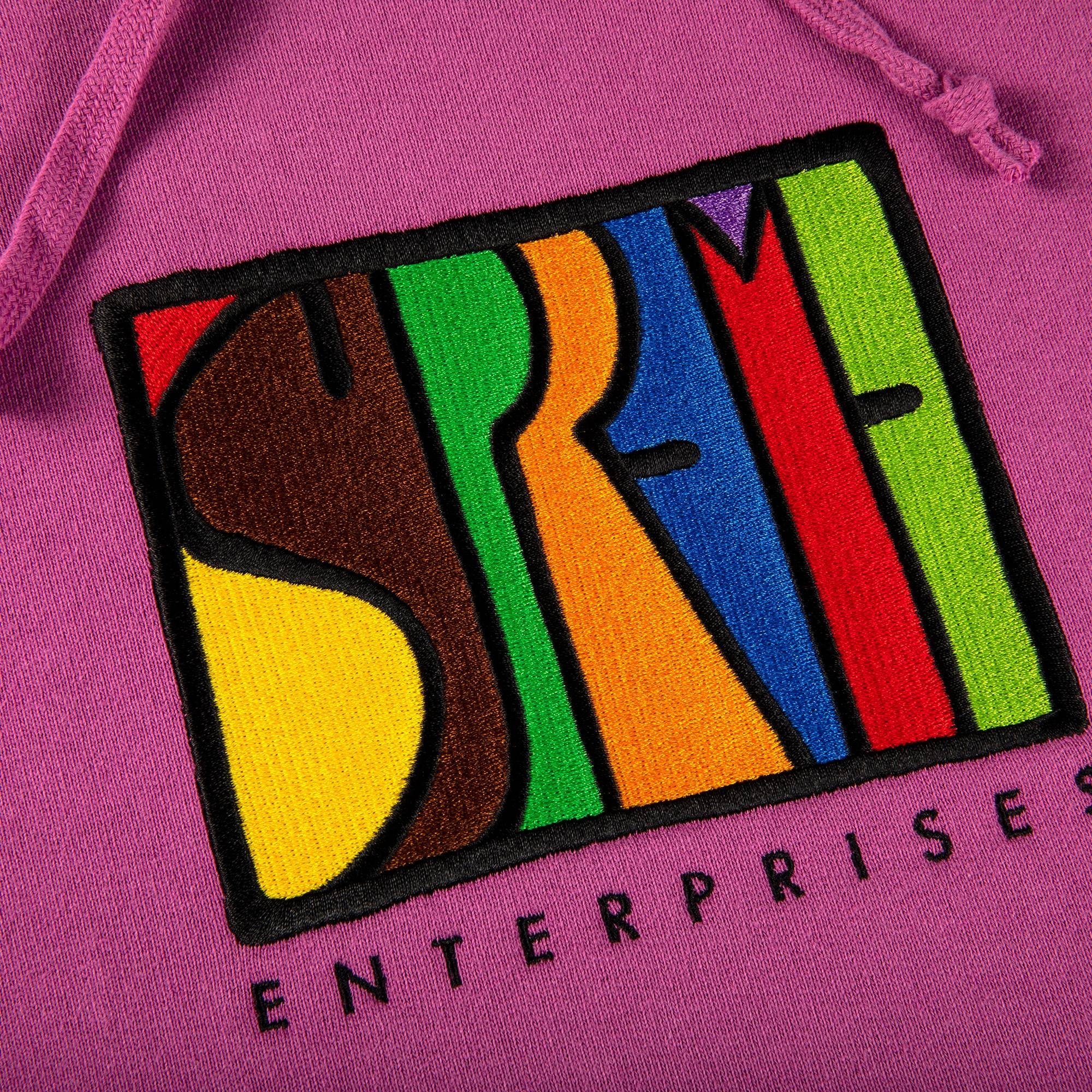 Supreme Enterprises Hooded Sweatshirt 'Bright Purple' - 2