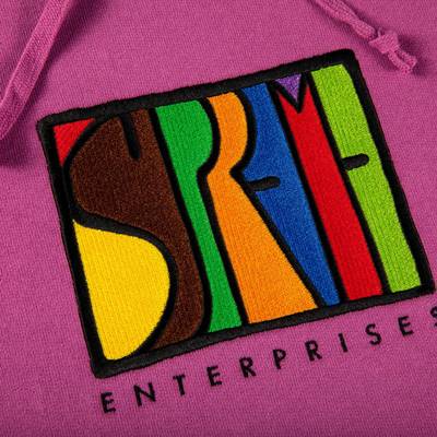 Supreme Supreme Enterprises Hooded Sweatshirt 'Bright Purple' outlook