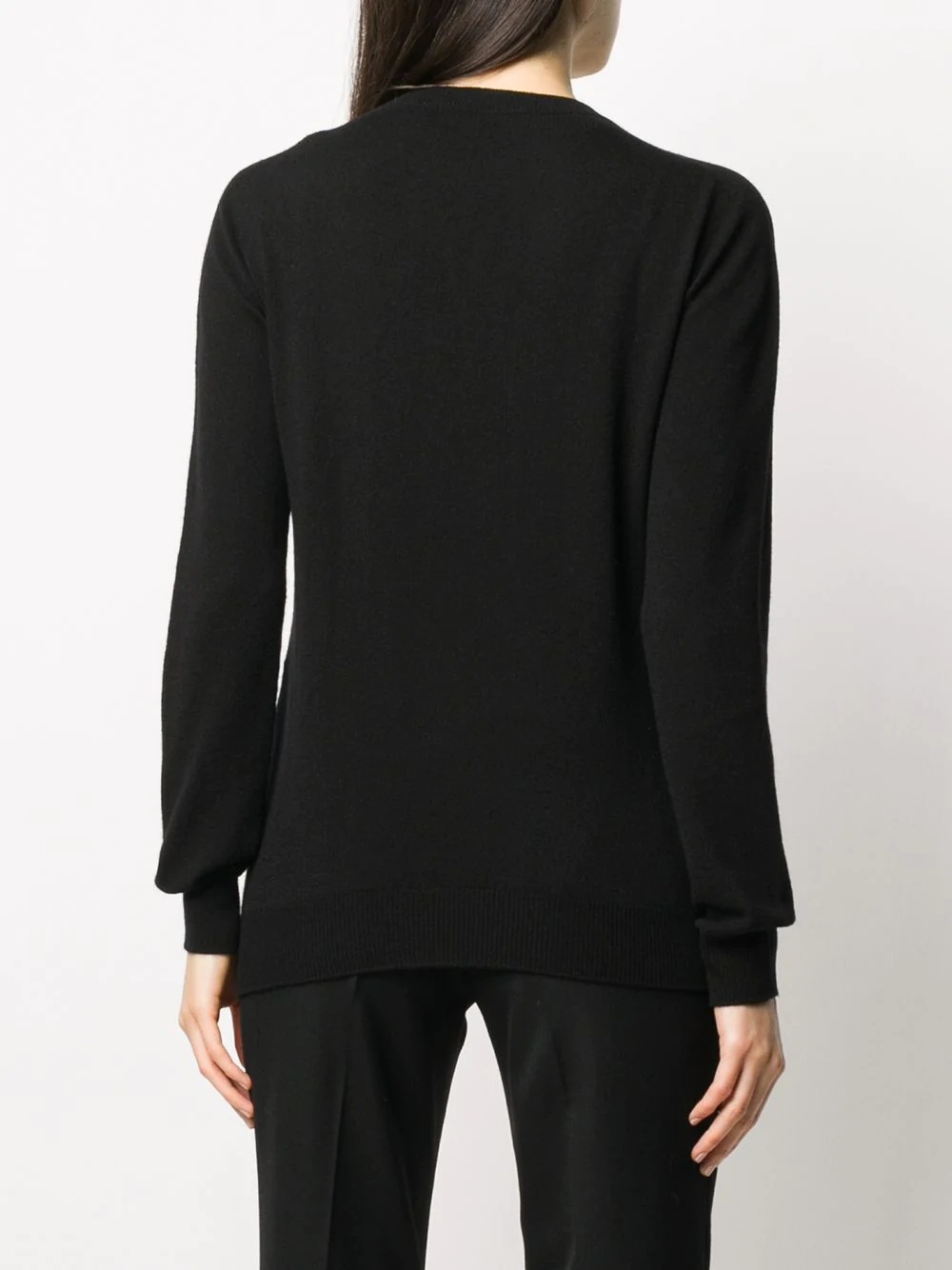 crew neck cashmere jumper - 4