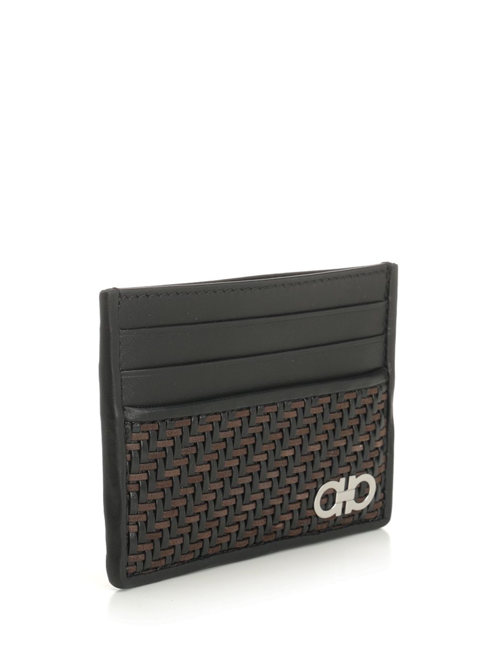 Gancio Woven Card Case Wallets Multicolor - 2