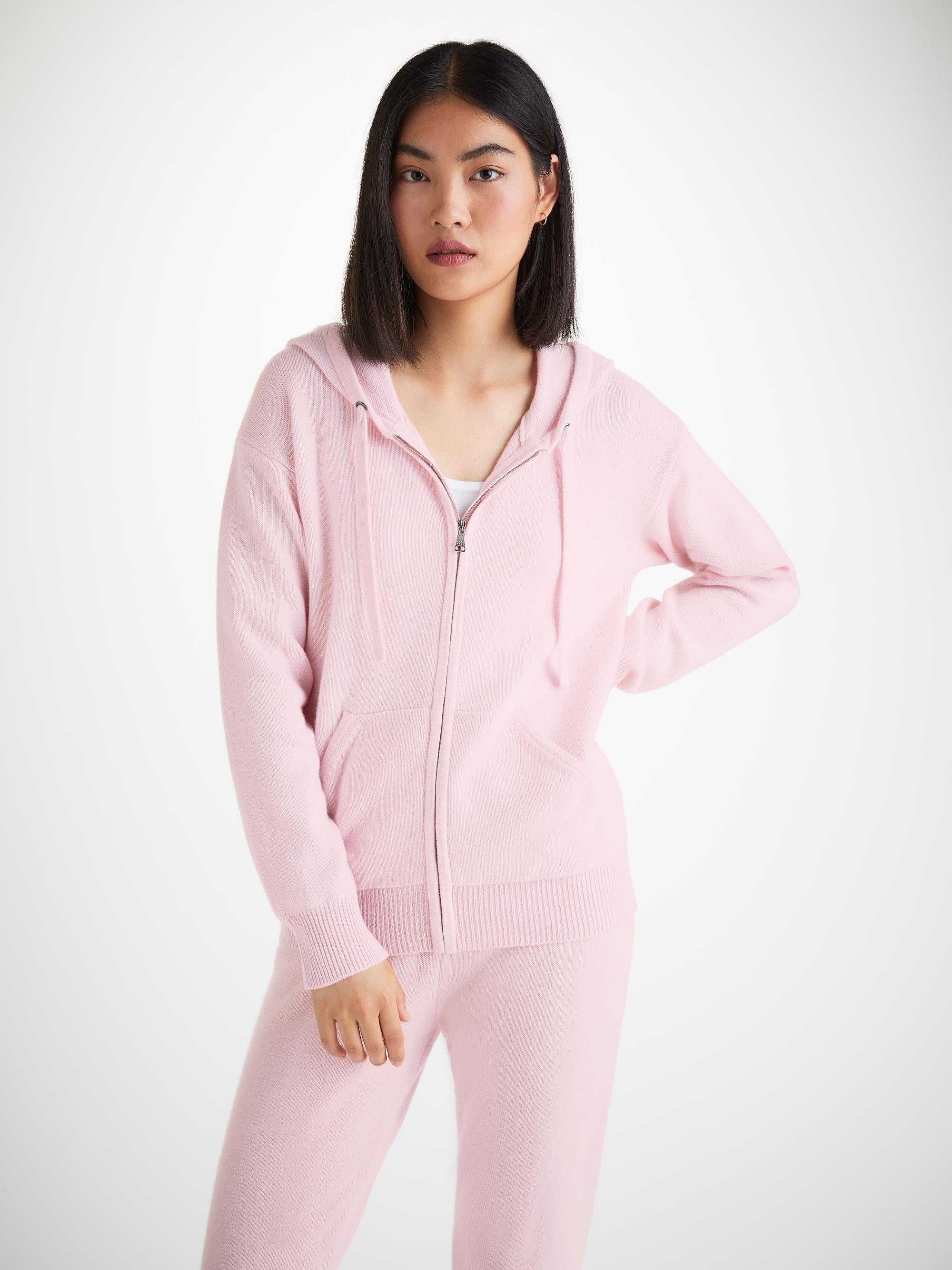 Women's Hoodie Daphne Cashmere Ice Pink - 2