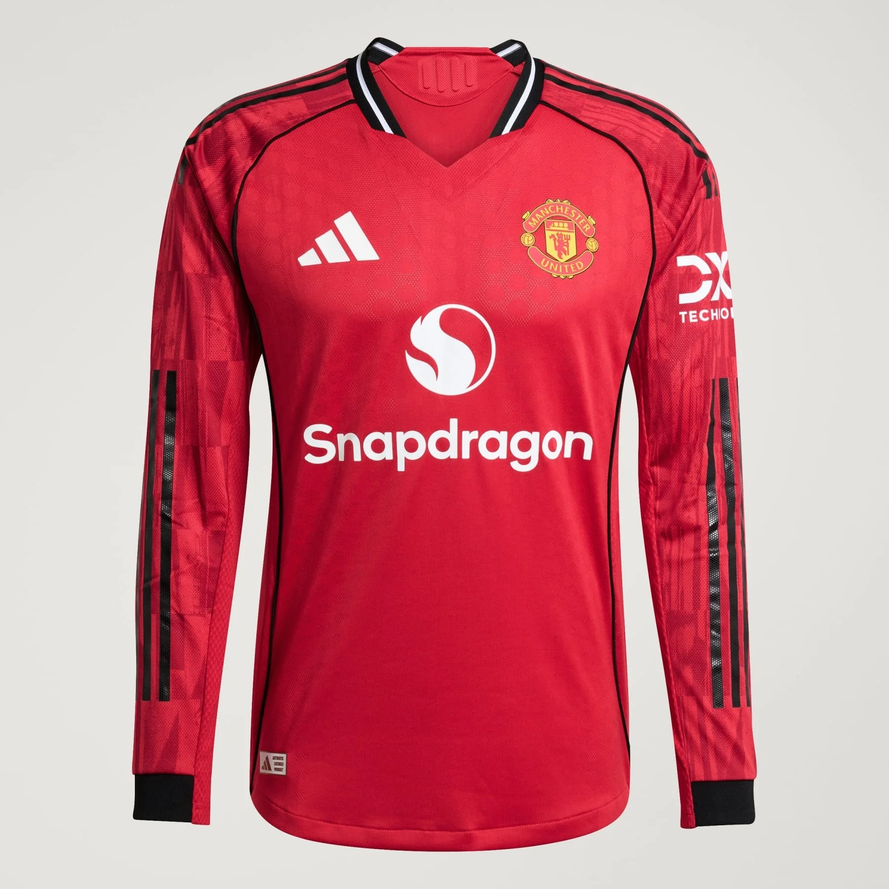 Manchester United 25/26 Long Sleeve Home Authentic Jersey - 1