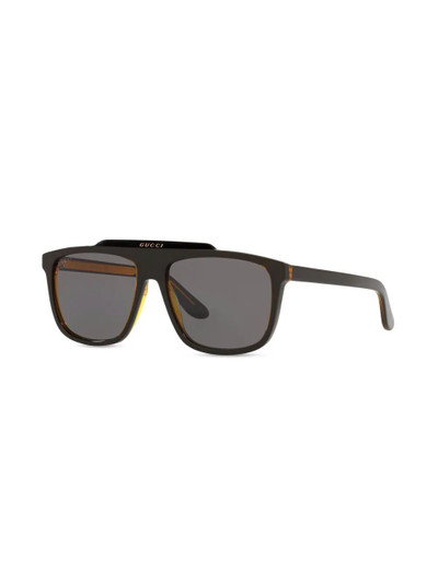 GUCCI aviator-frame sunglasses outlook