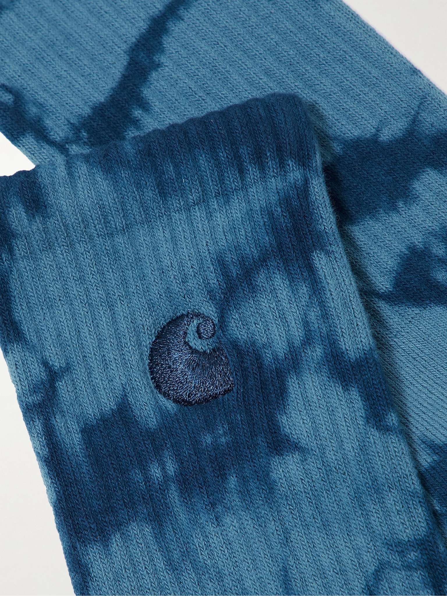 Vista Tie-Dyed Cotton-Blend Socks - 2