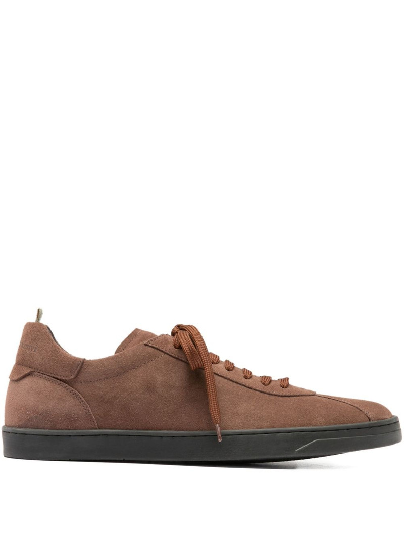 suede lace-up sneakers 1