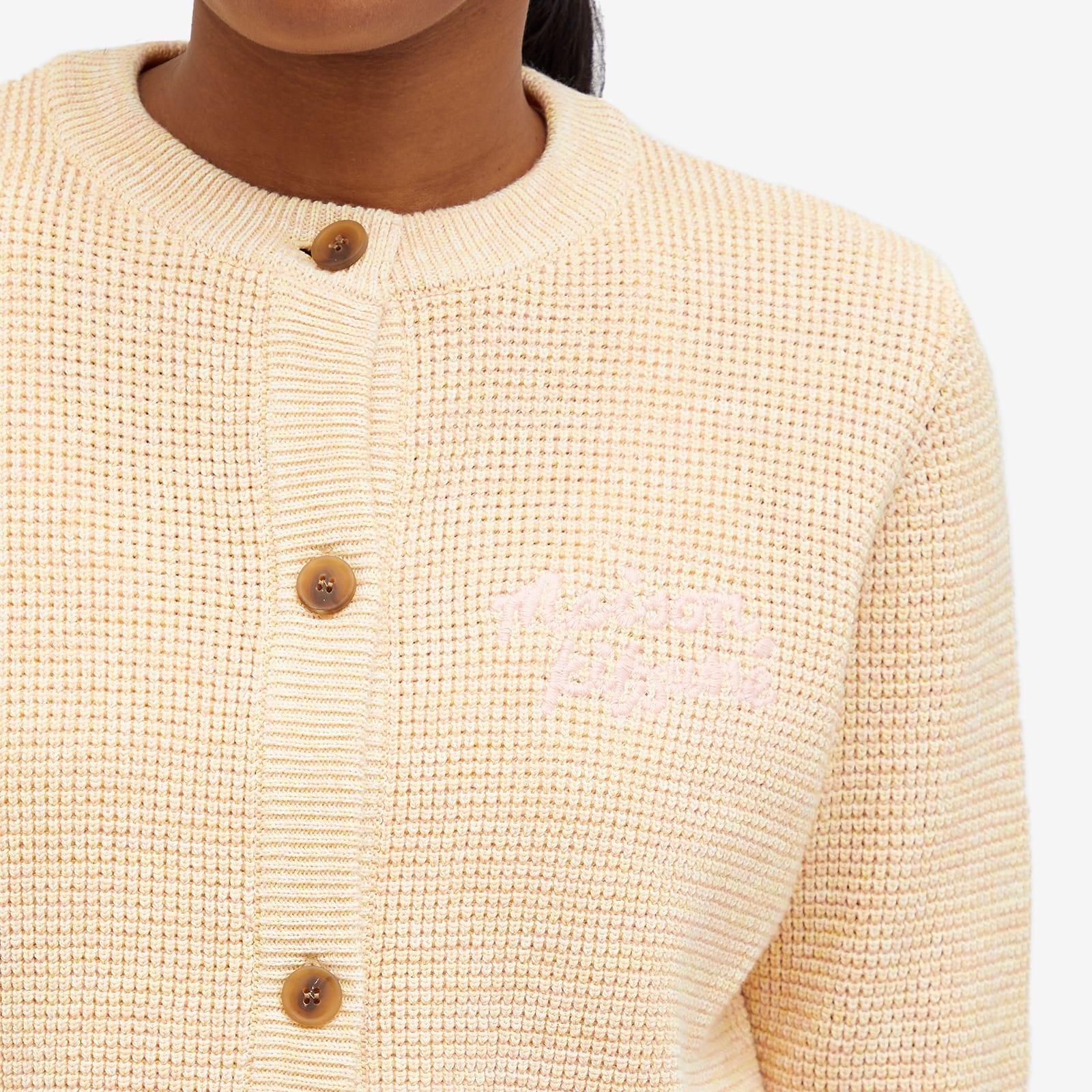 Maison Kitsune Handwriting Comfort Cardigan - 5