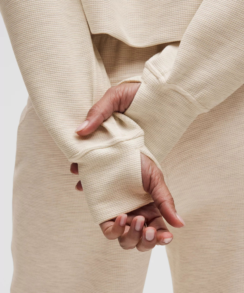 Scuba Oversized Full-Zip Hoodie *Waffle 6