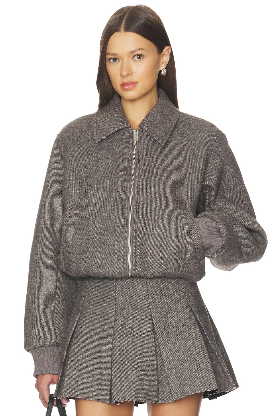 Frida Bomber Wool Blend Jacket - 1