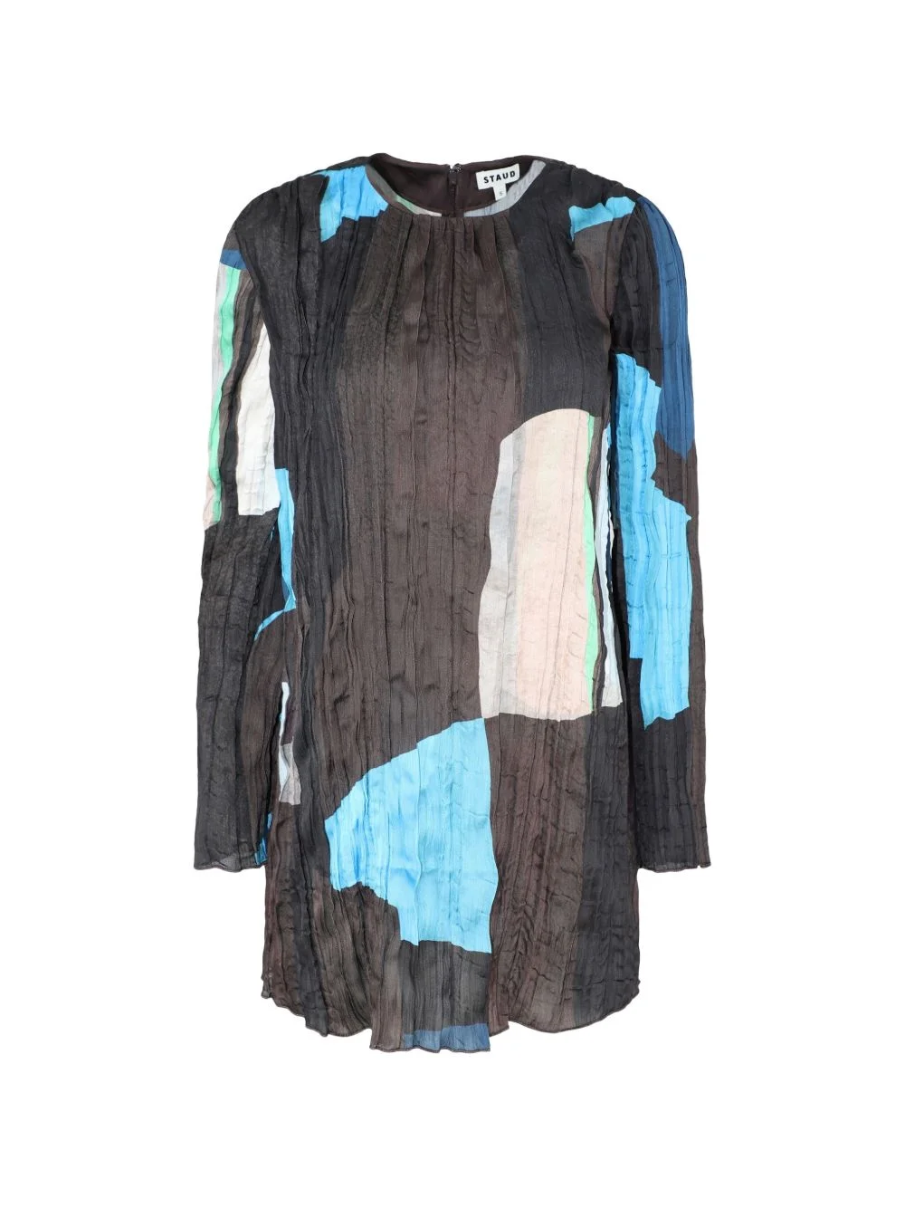 Kona prism-pattern mini dress - 1