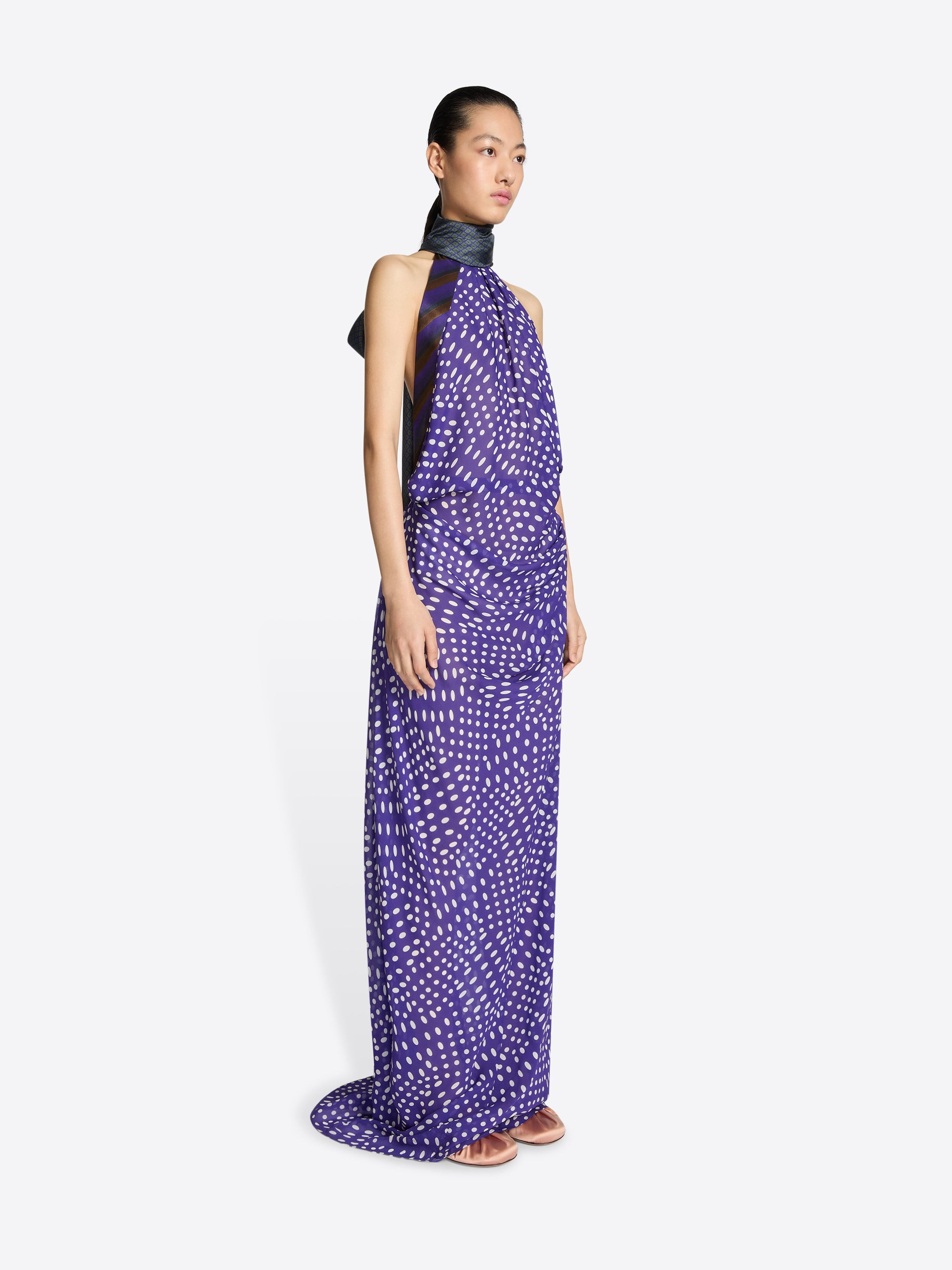 SILK EVENING DRESS - 3