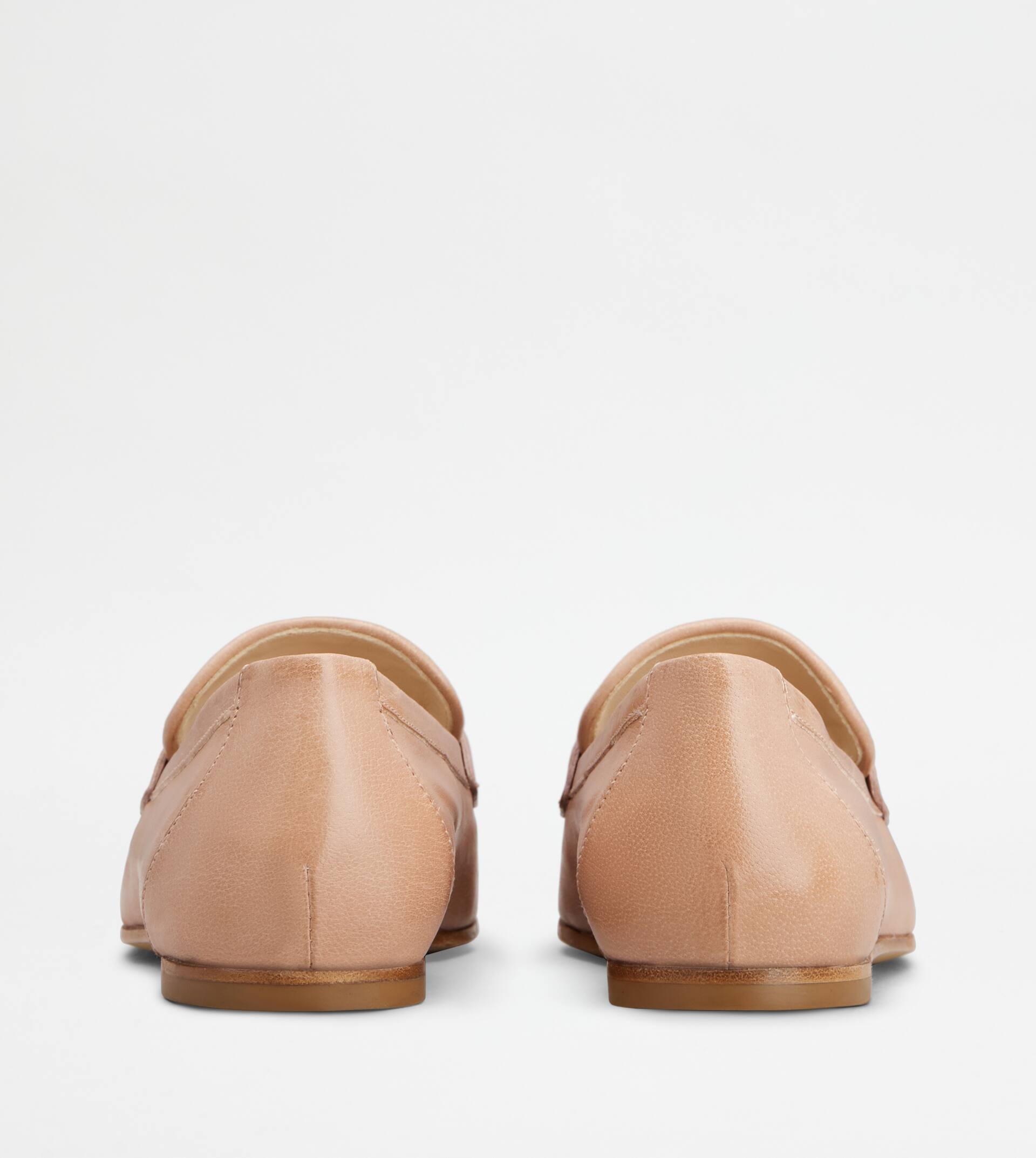 T TIMELESS LOAFERS IN LEATHER - PINK - 3