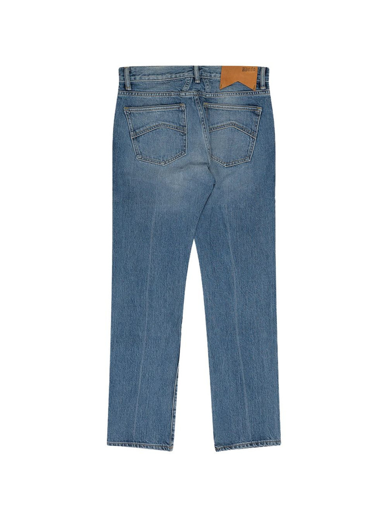 Rhude logo-patch jeans outlook
