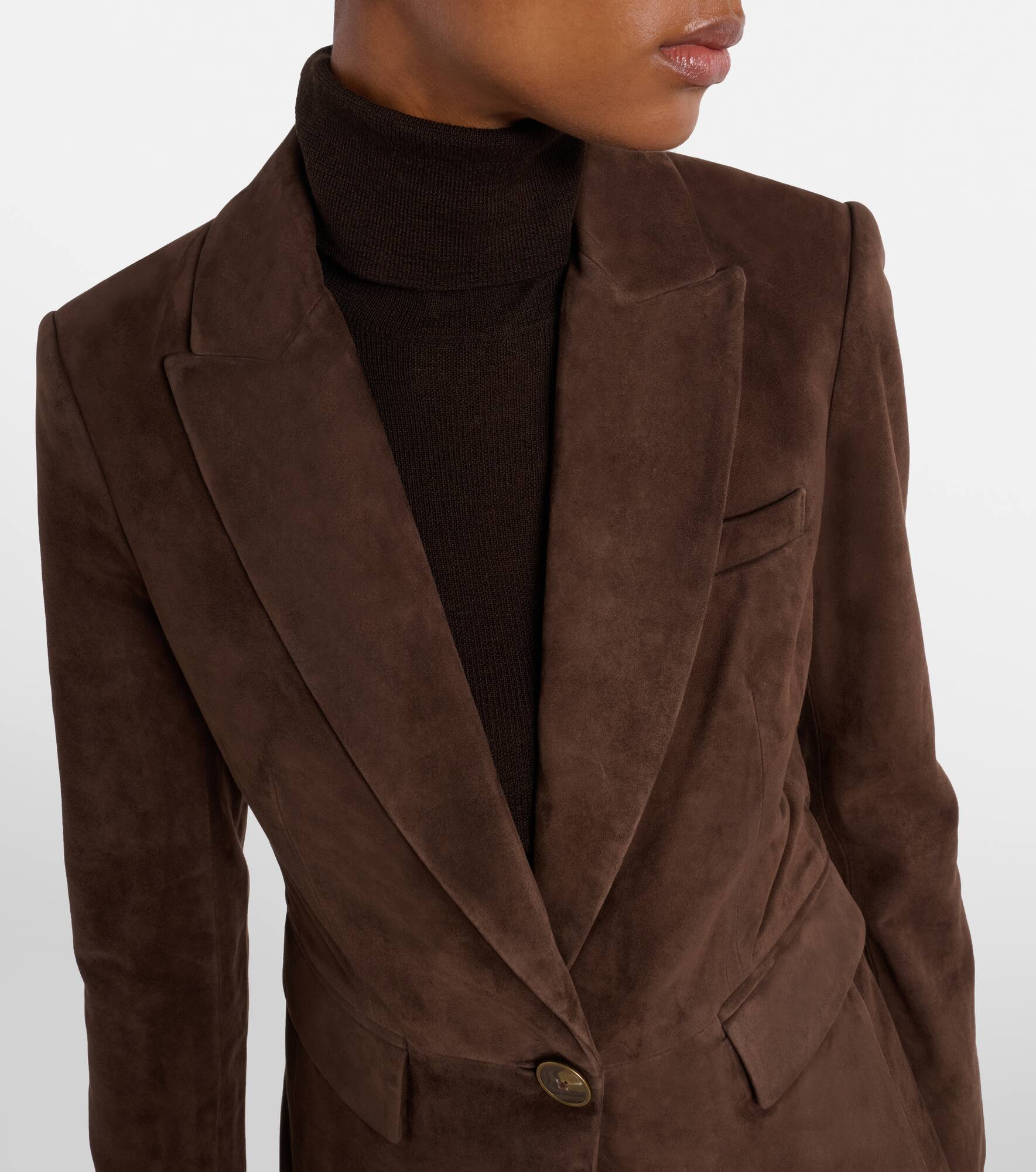 Duane suede blazer - 4