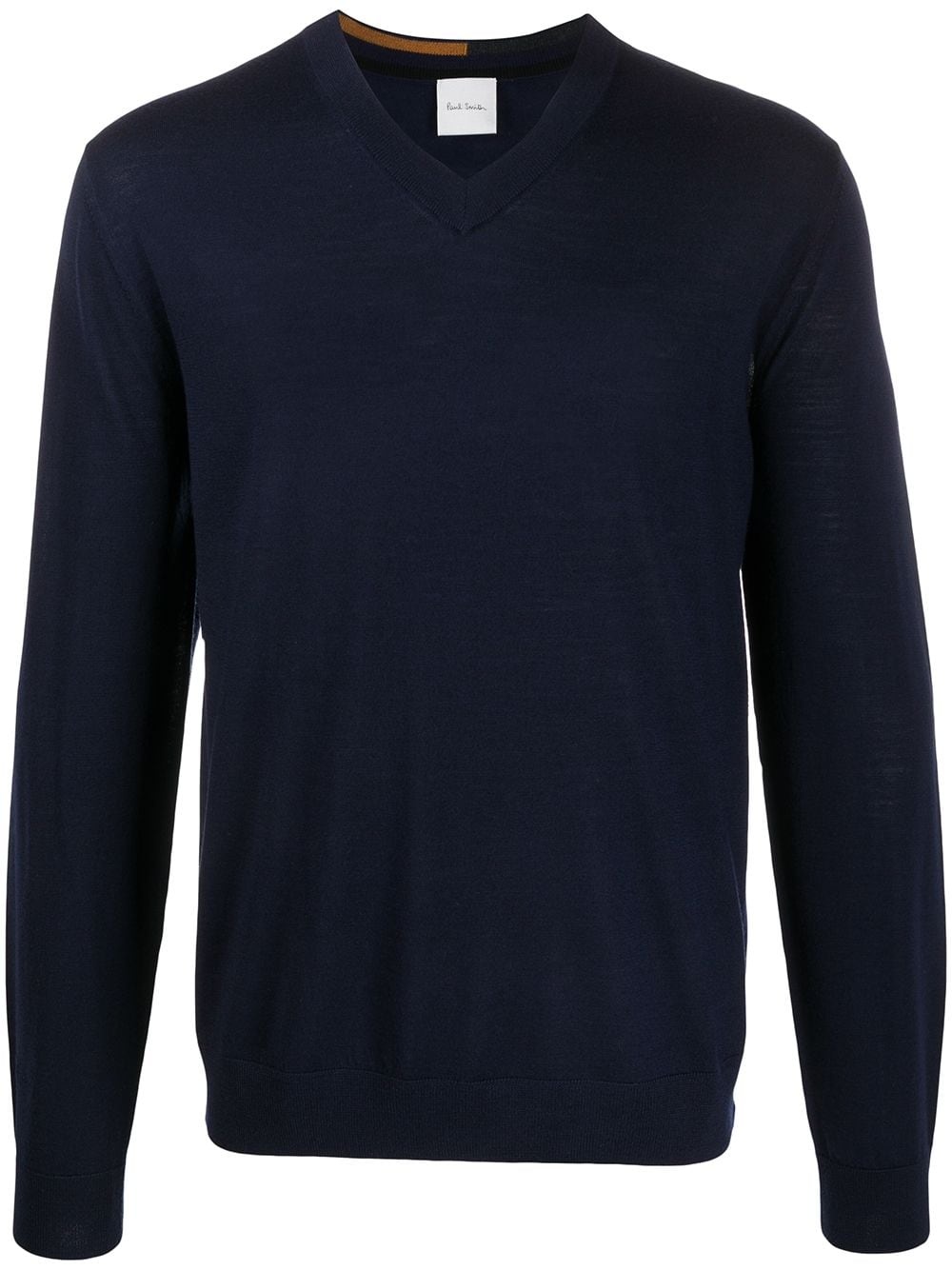 V-neck merino wool jumper - 1